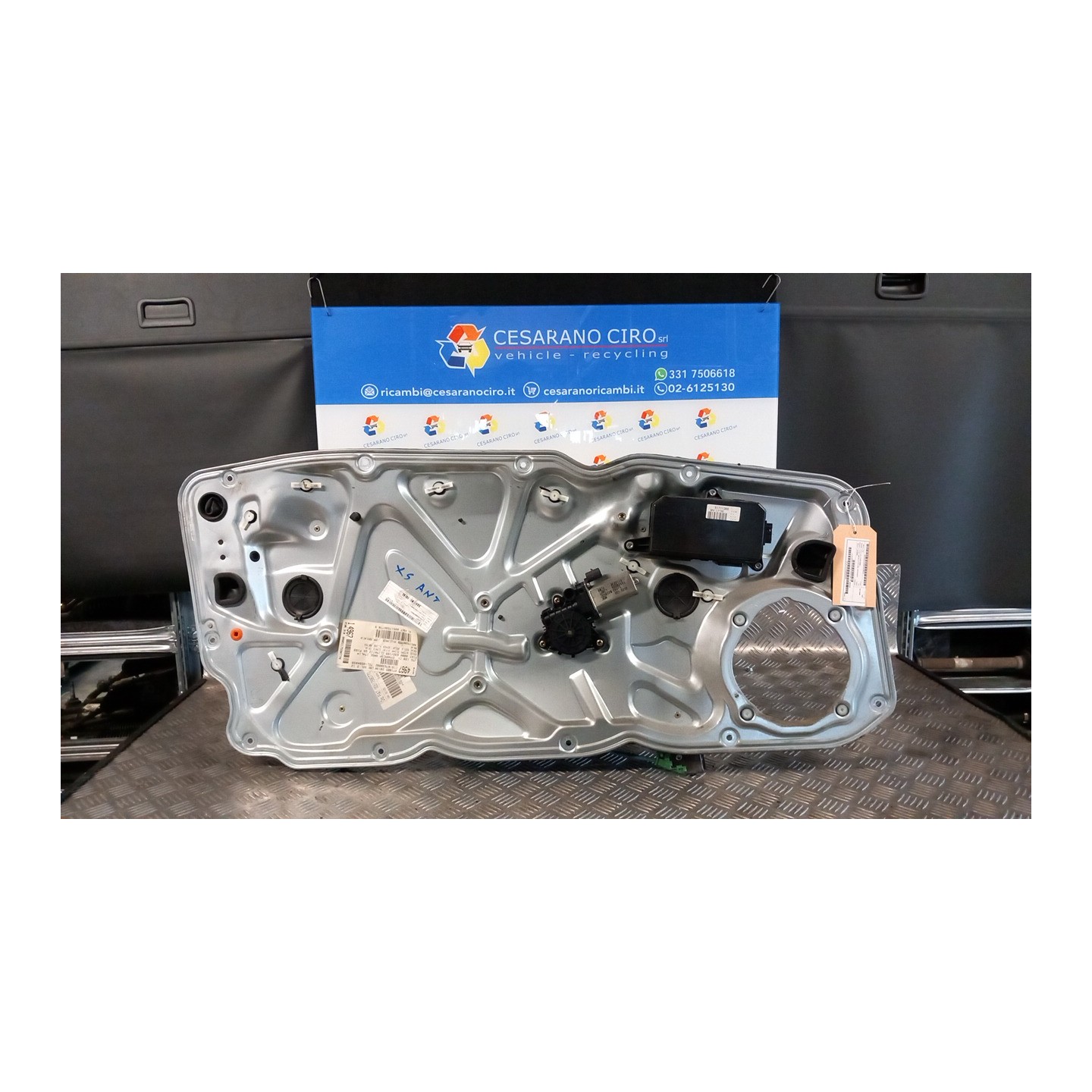 ALZACRISTALLO ELETTR. PORTA ANT. SX. 122 FIAT STILO (2V) (11/03-06/09) 192A8000 46831653