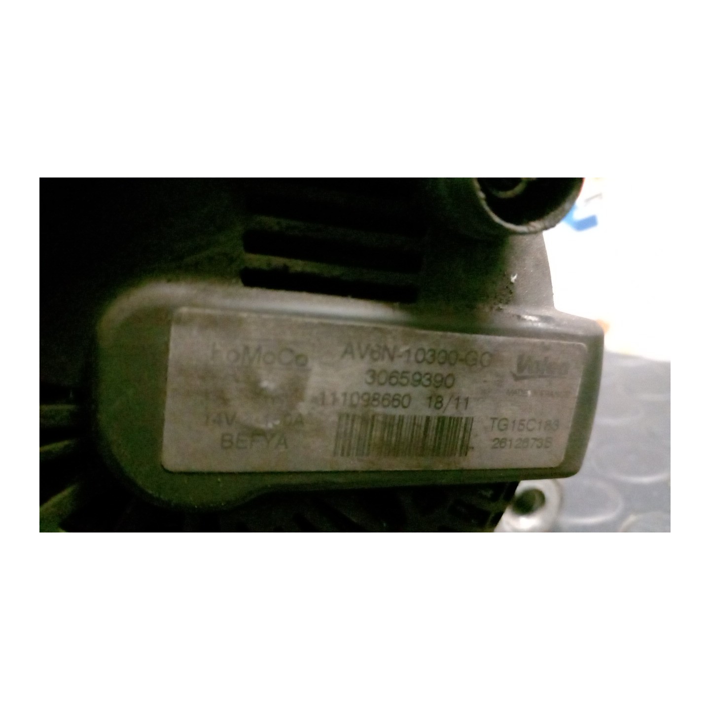 ALTERNATORE 019 FORD FIESTA (CB1) (09/08-10/13) TZJA 1506299