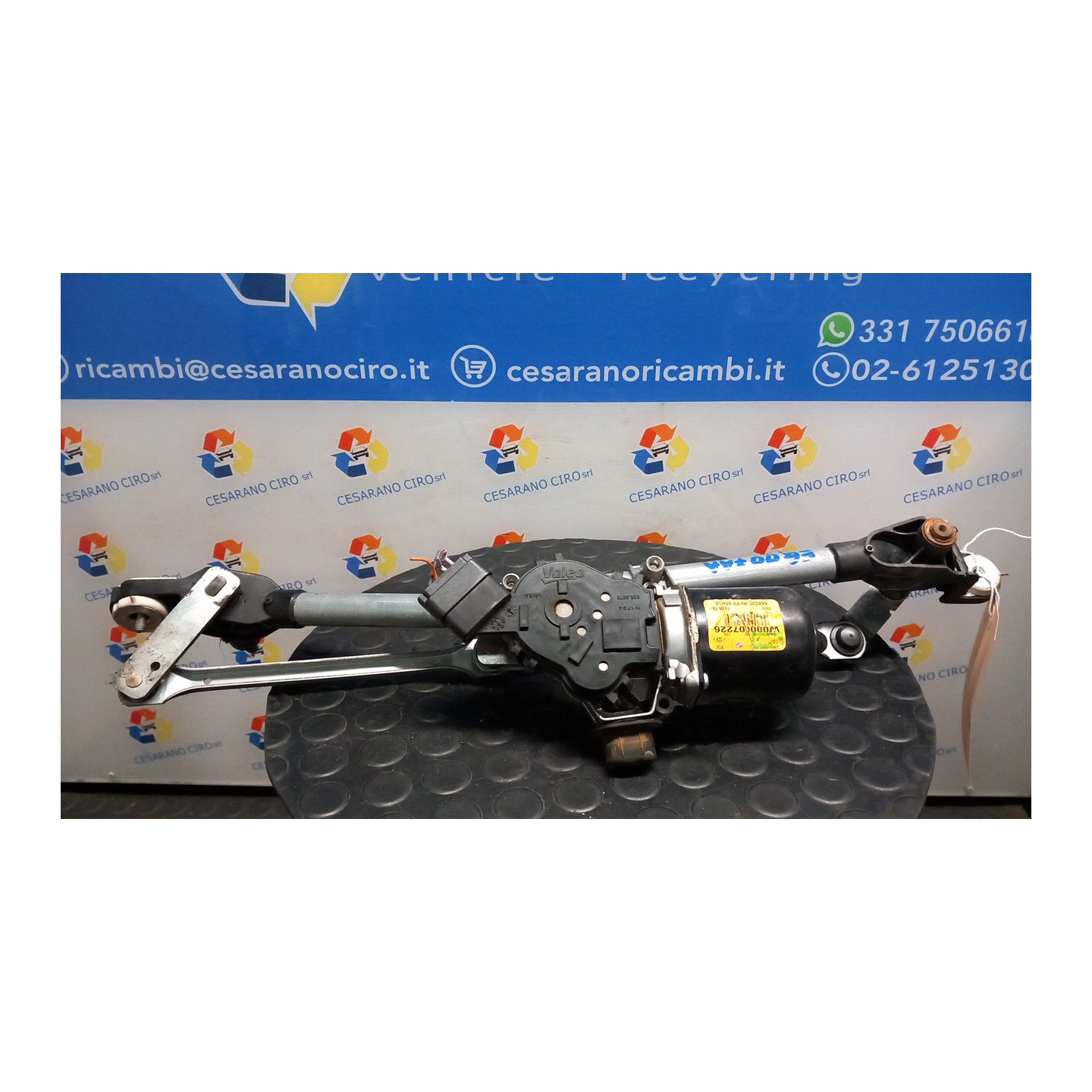 MECCANISMO TERGIPARABREZZA CON MOTORINO 010 RENAULT MEGANE 3A SERIE (10/08-) K4MT8 288000001R