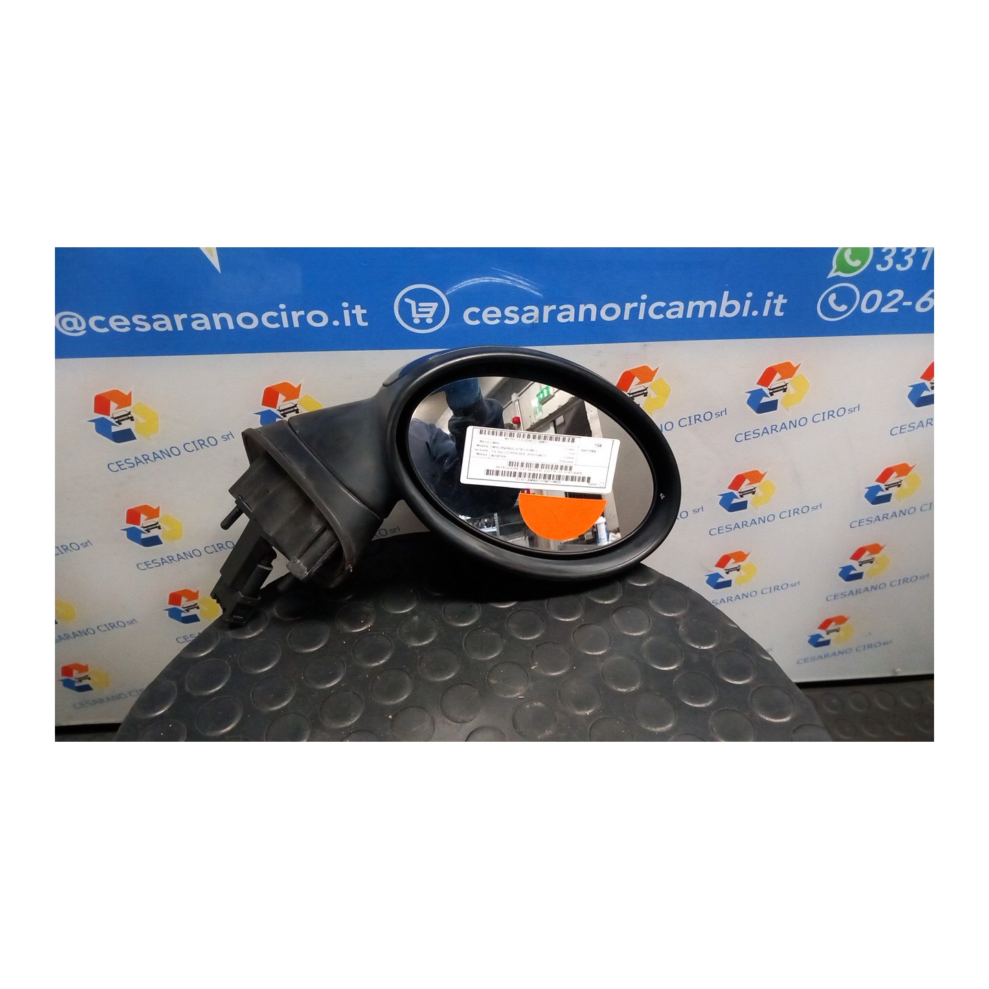 RETROVISORE EST. REGOLAZ. ELETTR. DX. 011 MINI MINI (R50/R53) (07/01-07/06) W10B16A 51167192470