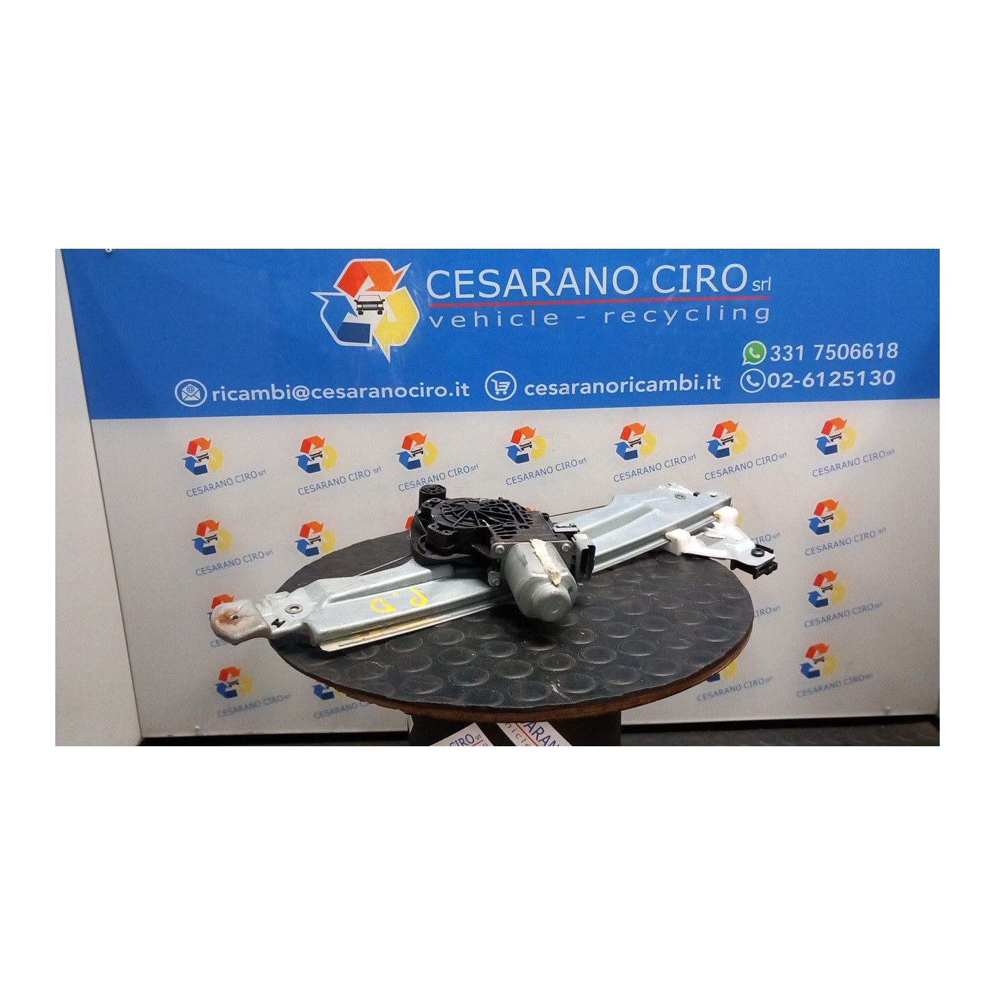 ALZACRISTALLO ELETTR. PORTA POST. C/MOTORINO DX. 109 CITROEN C4 (B7) (09/10-04/18) 5FS 9802523180