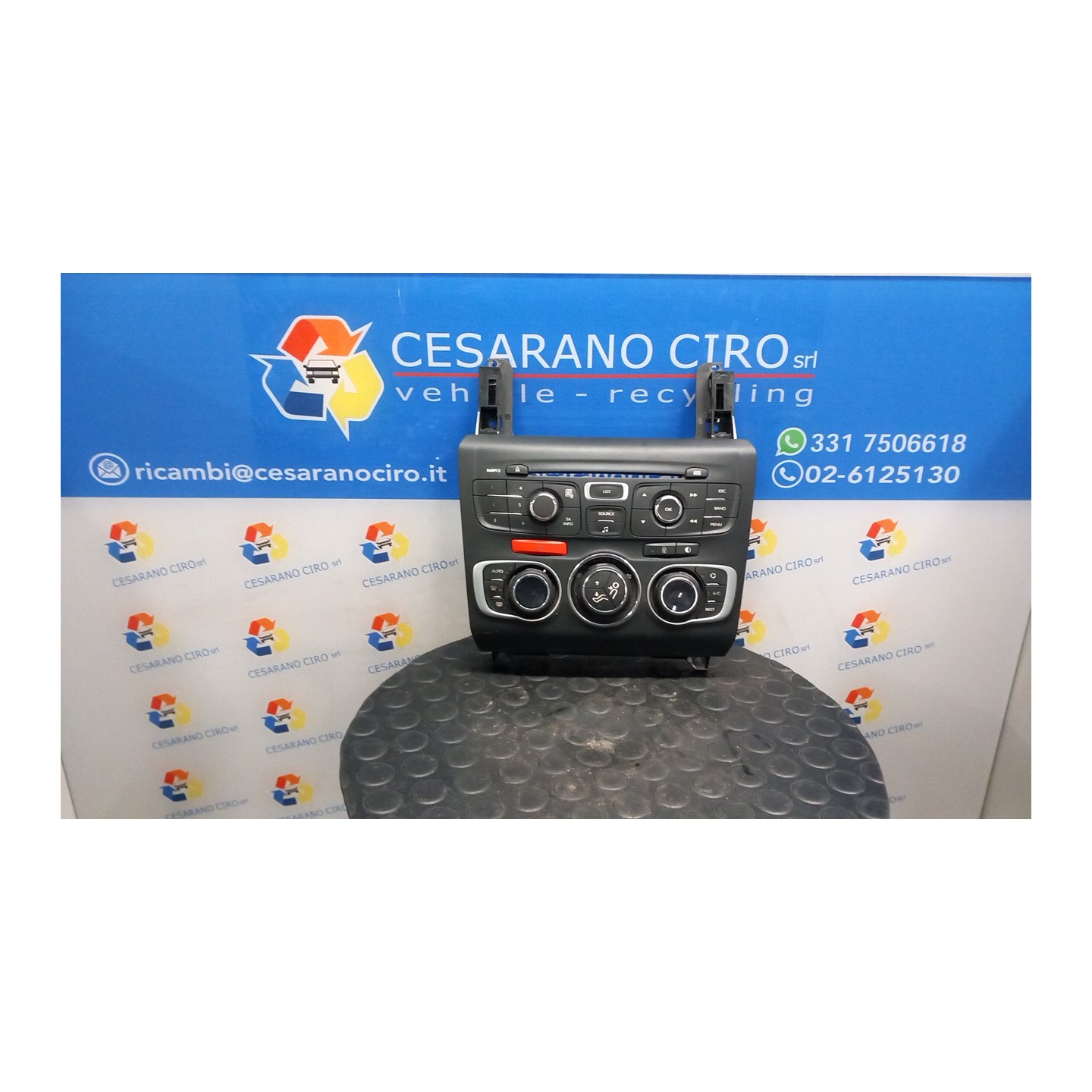 BLOCCO COMANDO CLIMATIZZAZIONE C/A/C 116 CITROEN C4 (B7) (09/10-04/18) 5FS 6452V9