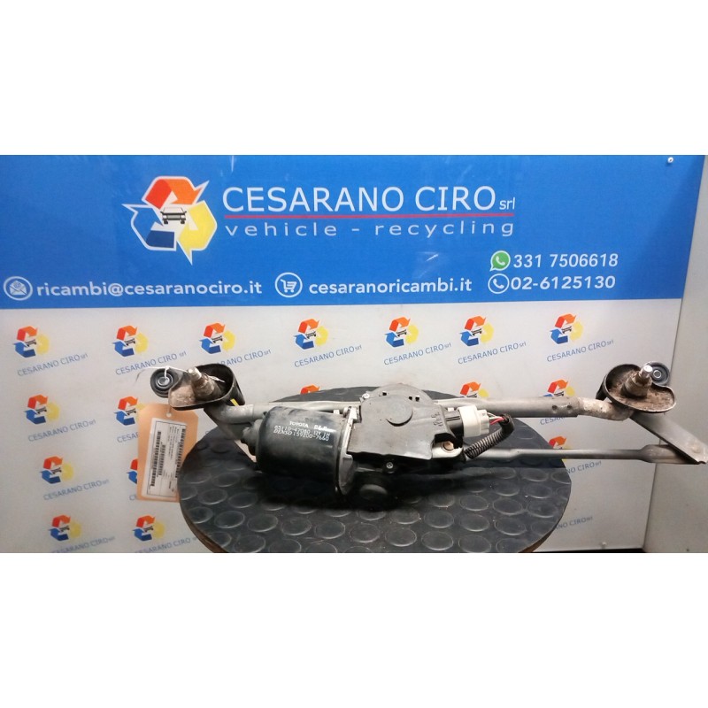 MECCANISMO TERGIPARABREZZA 148 TOYOTA PRIUS 2A SERIE (02/04-06/10) 1NZFXE 8515047090