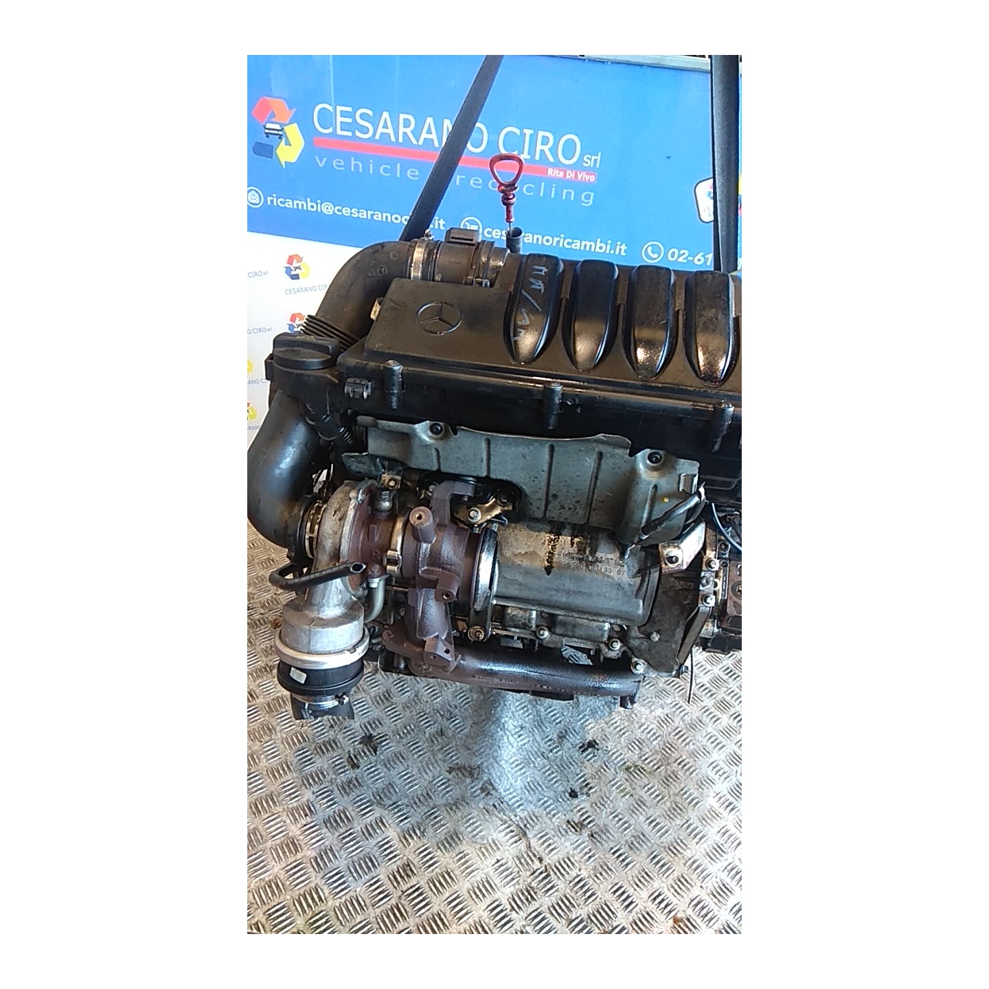 MOTORE COMPL. 157 MERCEDES-BENZ CLASSE A (W/C169) (07/04-04/13 640940 A6400105000