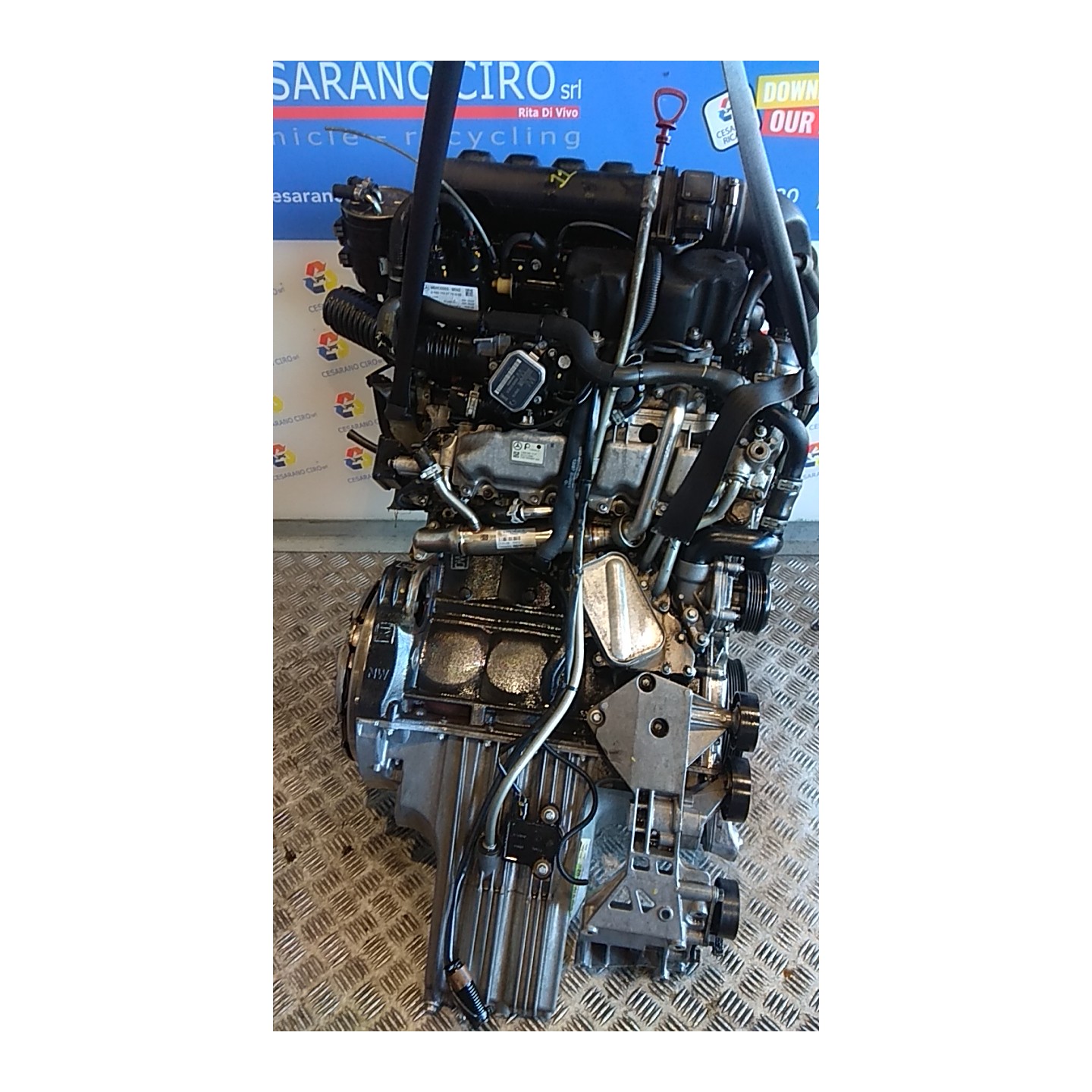 MOTORE COMPL. 157 MERCEDES-BENZ CLASSE A (W/C169) (07/04-04/13 640940 A6400105000