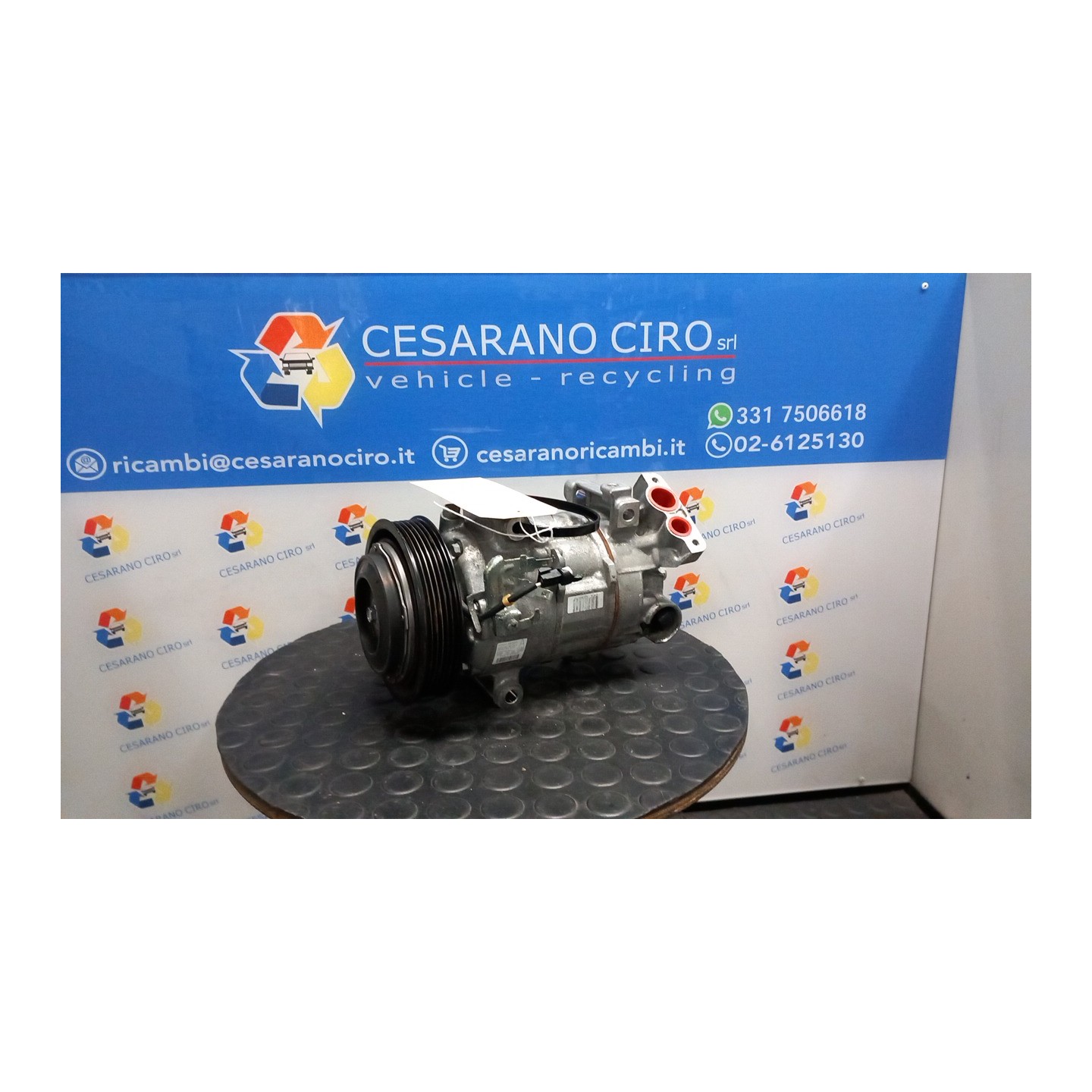COMPRESSORE A/C 165 NISSAN QASHQAI (J11E) (01/14-03/18) K9K 926004EA0A