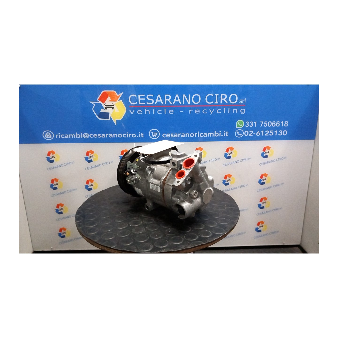COMPRESSORE A/C 165 NISSAN QASHQAI (J11E) (01/14-03/18) K9K 926004EA0A