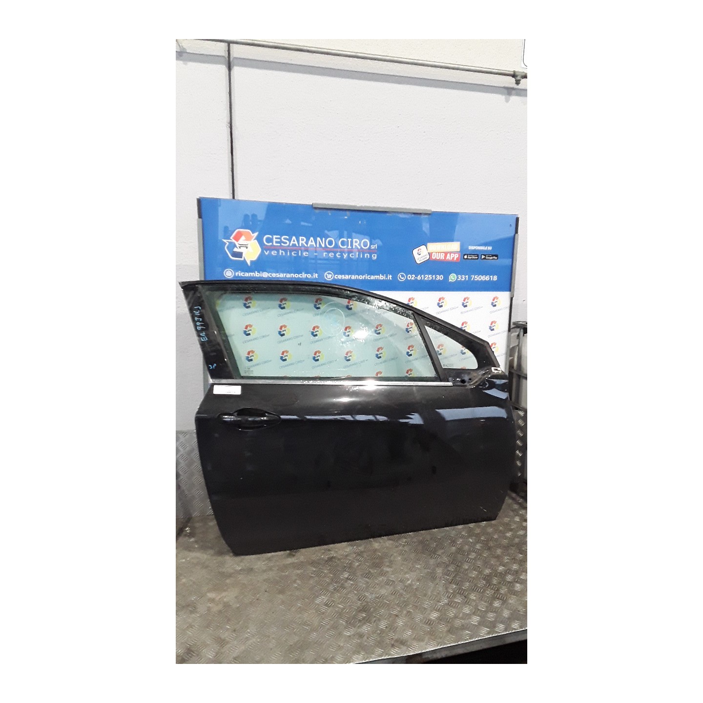 PORTA ANT. DX. 002 PEUGEOT 208 (01/12-11/15) 8H01 9673558480