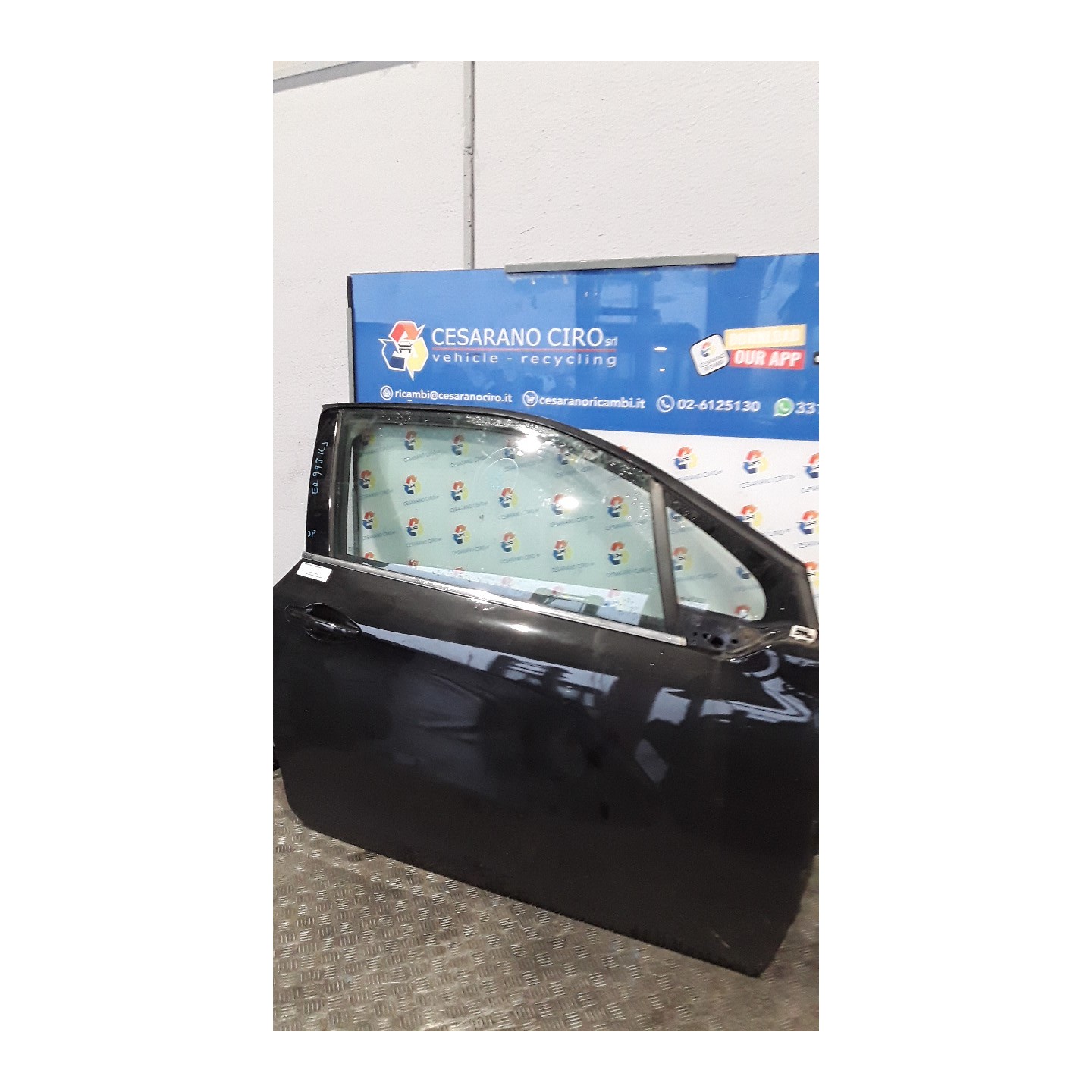 PORTA ANT. DX. 002 PEUGEOT 208 (01/12-11/15) 8H01 9673558480