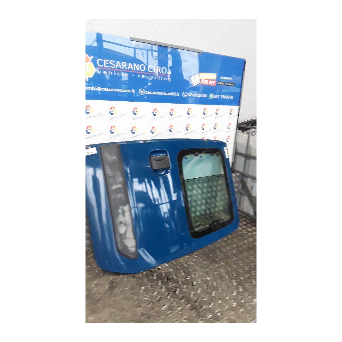 PORTA POST. SX. 042 RENAULT KANGOO (08/97-04/03) D7FD7 7751473602
