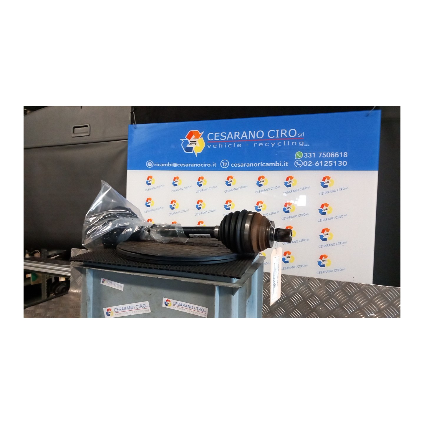 SEMIALBERO ANT. COMPL. SX. 063 VOLKSWAGEN GOLF (1K) (10/03-12/09) BLS 1K0407271CP