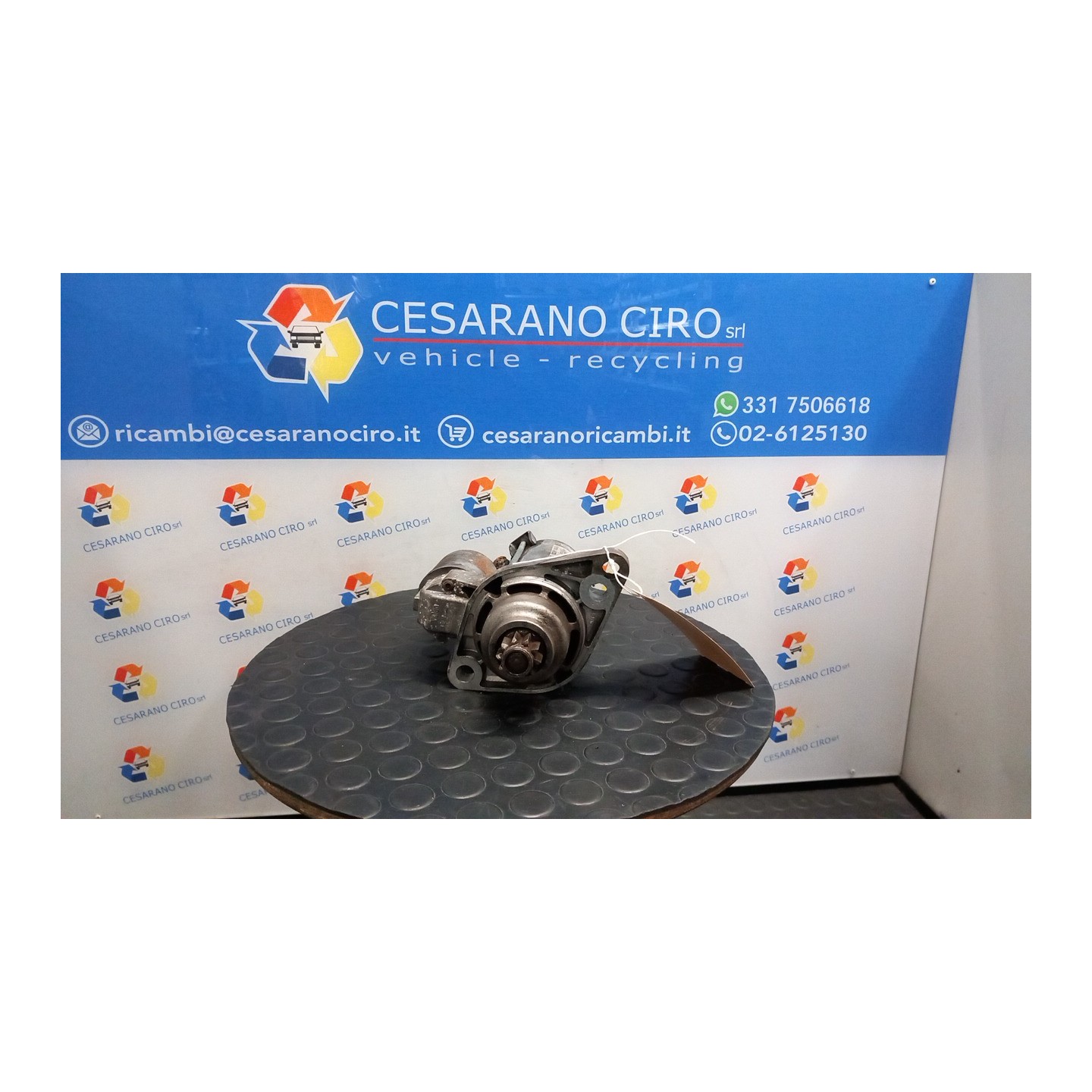 MOTORINO AVVIAMENTO 1.0KW BOSCH MTM 065 VOLKSWAGEN GOLF (1K) (10/03-12/09) BMY 02T911024N