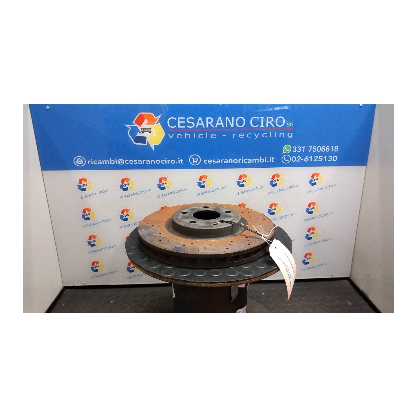 DISCO FRENO ANT. DX. 069 MERCEDES-BENZ CLASSE A (W176) (07/15-12/18) 270920 A2464212612