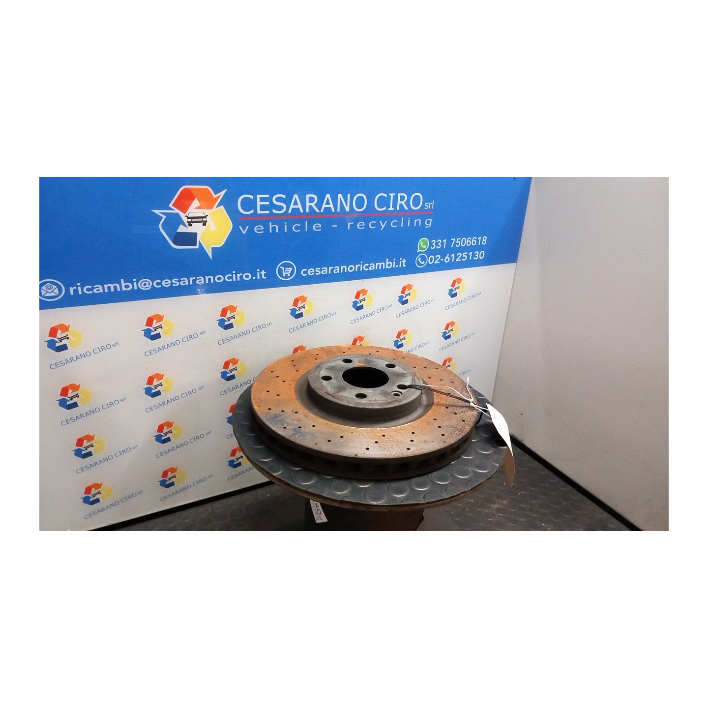 DISCO FRENO ANT. DX. 069 MERCEDES-BENZ CLASSE A (W176) (07/15-12/18) 270920 A2464212612