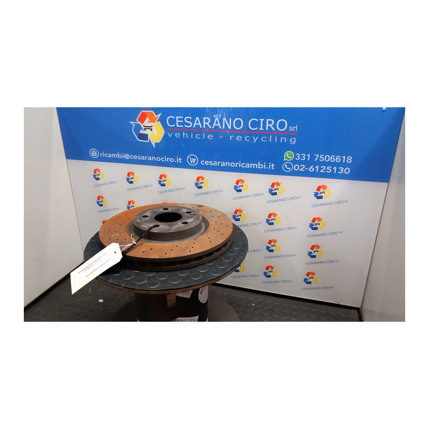 DISCO FRENO ANT. SX. 070 MERCEDES-BENZ CLASSE A (W176) (07/15-12/18) 270920 A2464212612