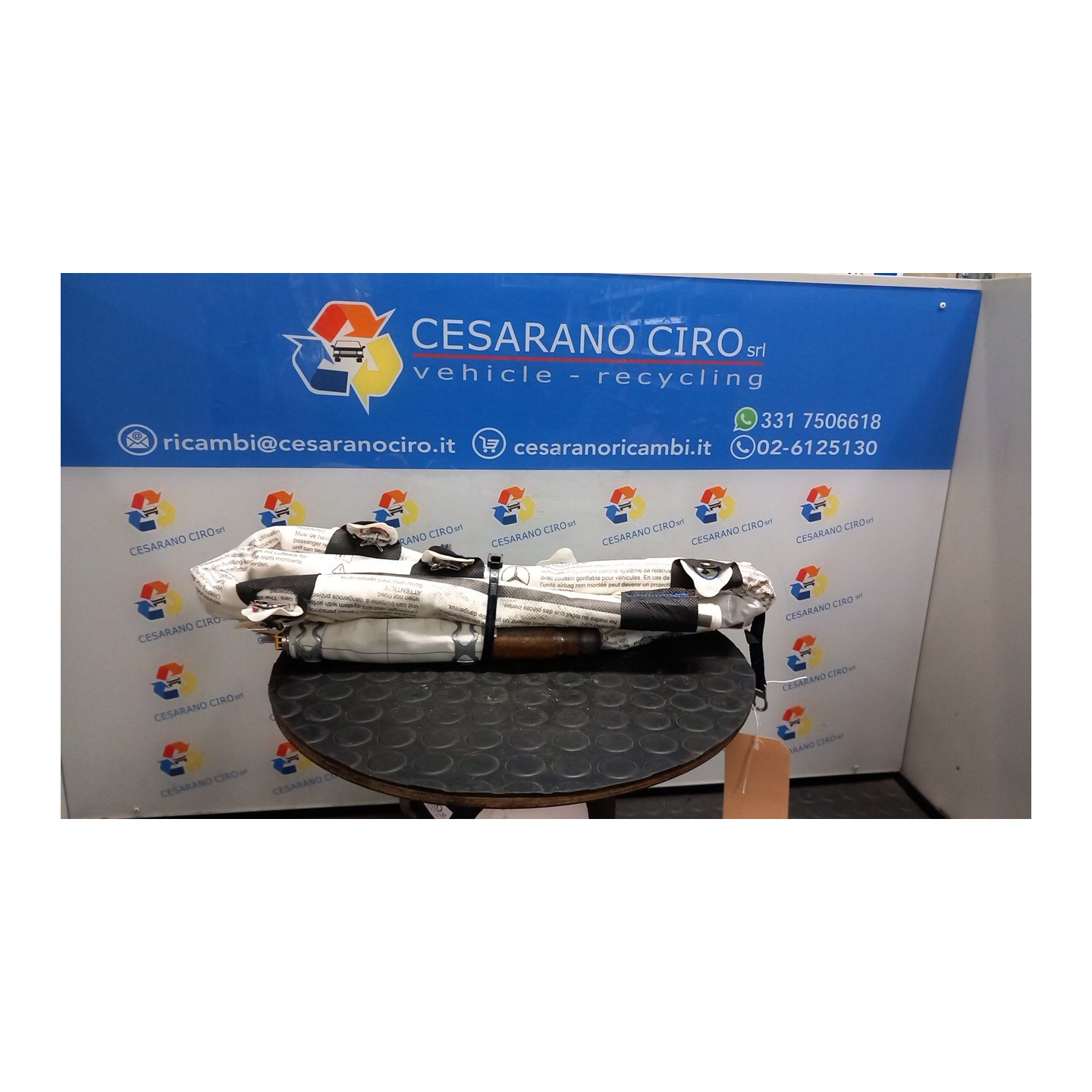DISPOSITIVO AIRBAG A TENDINA DX. 105 MERCEDES-BENZ CLASSE A (W176) (07/15-12/18) 270920 A1768600202