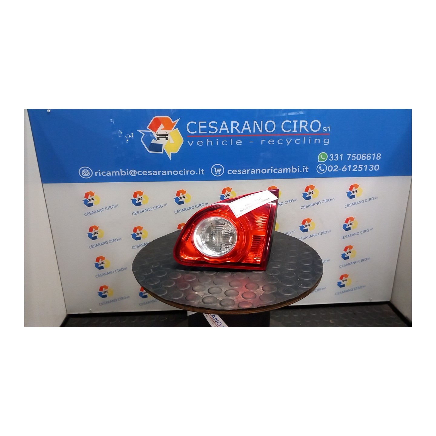 FANALE POST. PARTE INT. DX. 122 NISSAN QASHQAI (J10E/JJ10E) (02/07-12 HR16 26550JD800