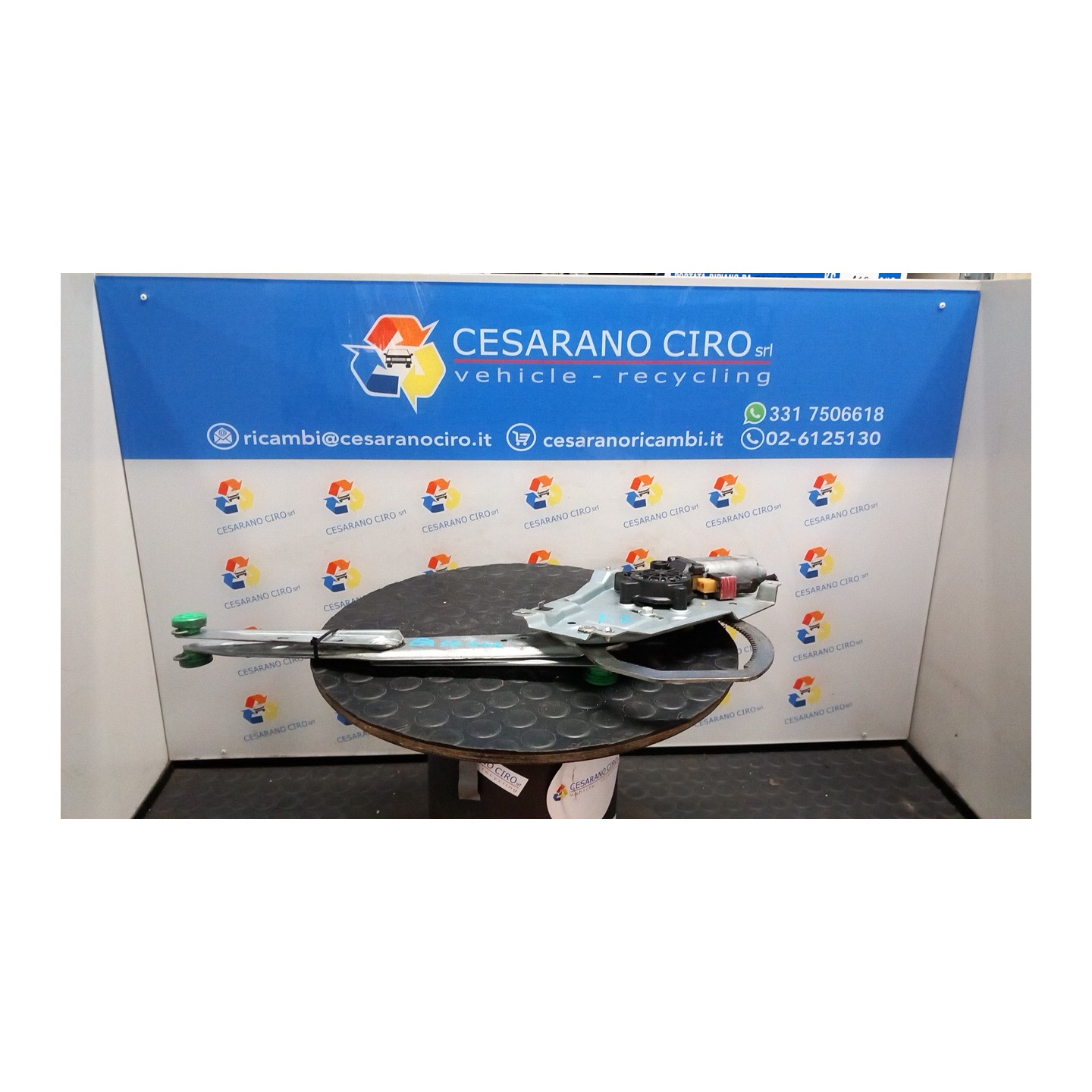 ALZACRISTALLO ELETTR. PORTA ANT. CON MOTORINO SX. 133 SAAB 9.5 1A SERIE (07/01-09/05) B235E 5184817