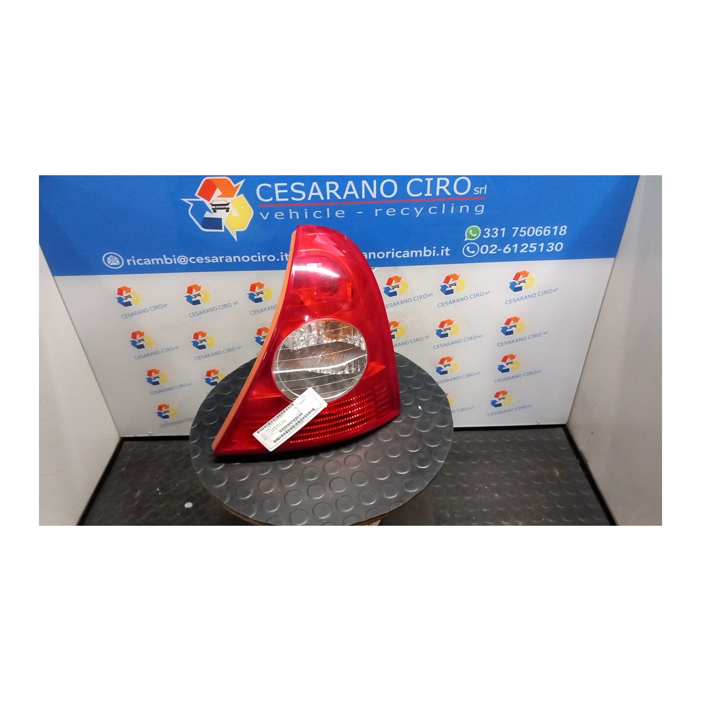 FANALE POST. DX. 151 RENAULT CLIO 2A SERIE (05/01-11/10) D7FH7 8200917487