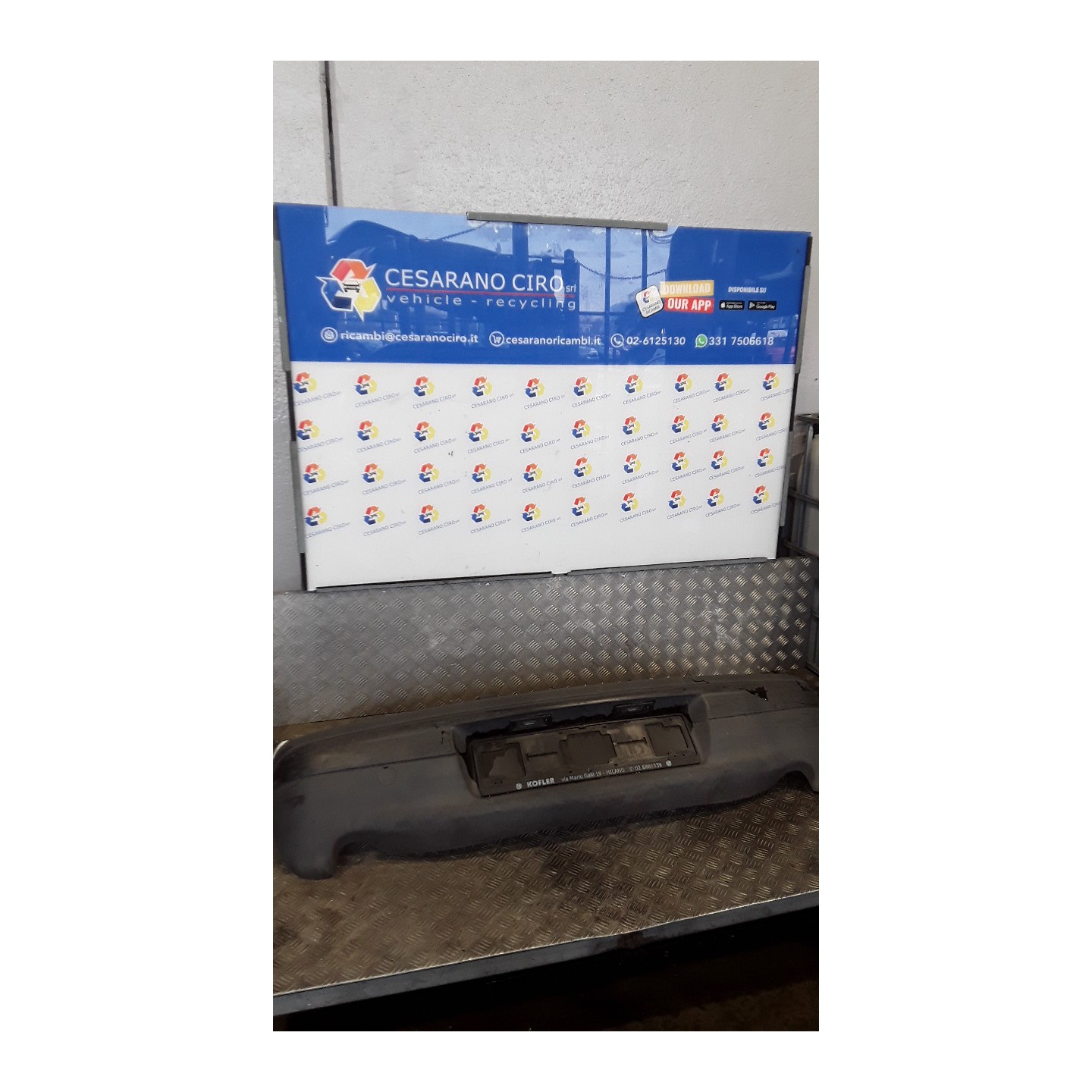 PARAURTI POST. 163 FIAT SEICENTO (1E) (02/98-07/05) 187A1000 71778303