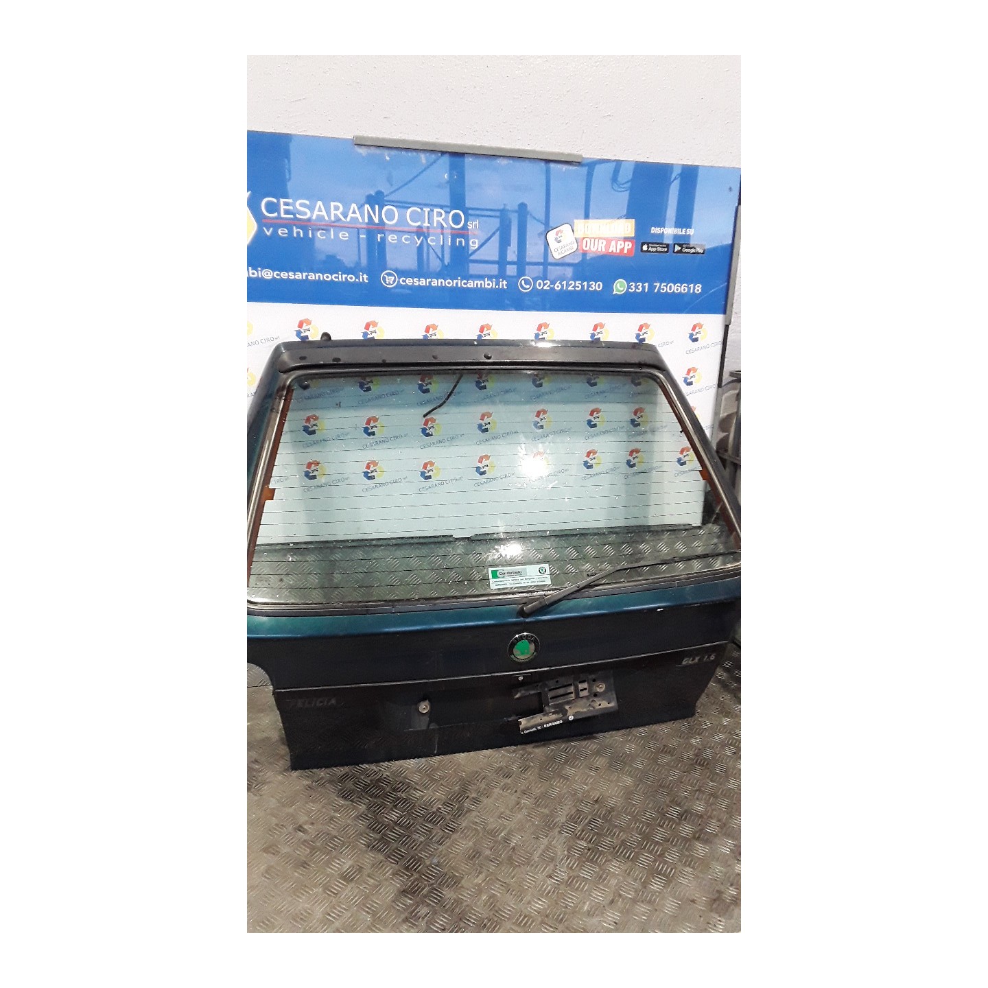 PORTELLO POST. 180 SKODA FELICIA (6U) (01/95-03/98) AEE 6U0827025C