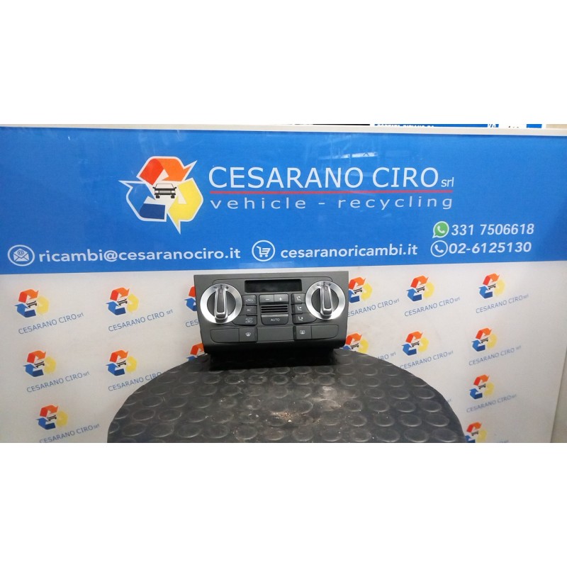 BLOCCO COMANDO CLIMATIZZAZIONE CLIMATRONIC 192 AUDI A3 (8P) (05/10-07/13) CAX 8P0820043BMXHA