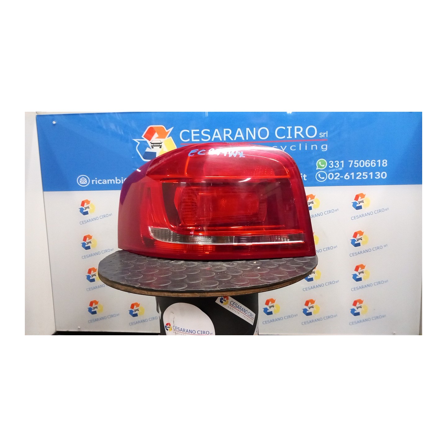 FANALE POST. PARTE EST. SX. 195 AUDI A3 (8P) (05/10-07/13) CAX 8P3945095A
