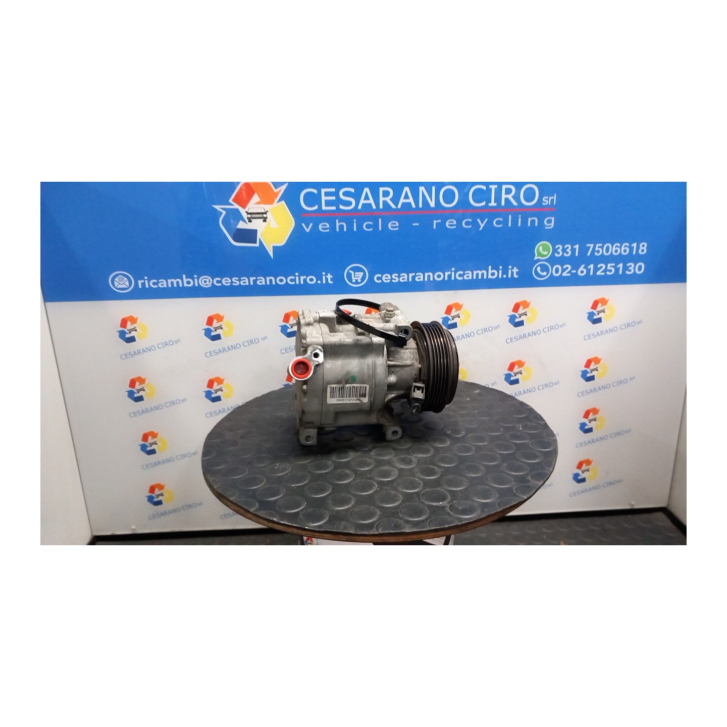 COMPRESSORE A/C 054 FIAT PANDA (2Q) (09/03-12/10) 169A3000 51747318