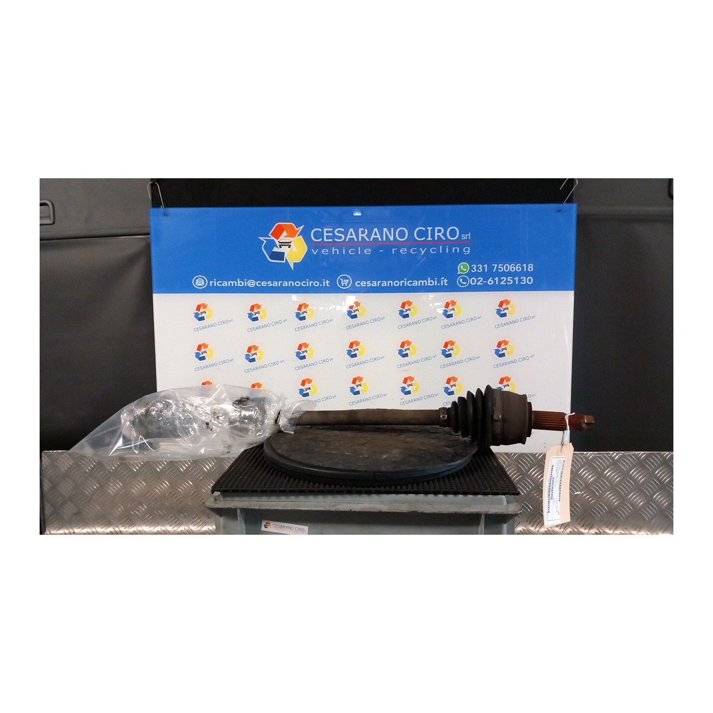 SEMIALBERO ANT. COMPL. DX. 056 FIAT PANDA (2Q) (09/03-12/10) 169A3000 46308229