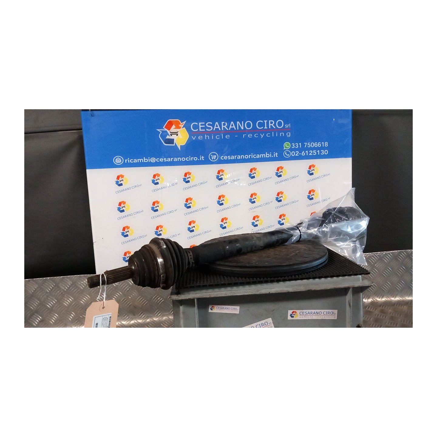 SEMIALBERO ANT. COMPL. DX. 002 VOLKSWAGEN POLO 3A SERIE (11/94-09/01) AKK 6N0407272H