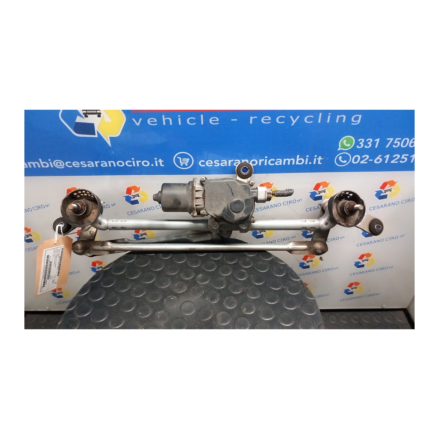 MECCANISMO TERGIPARABREZZA CON MOTORINO 103 NISSAN QASHQAI (J11E) (01/14-03/18) K9K 288004EH0A