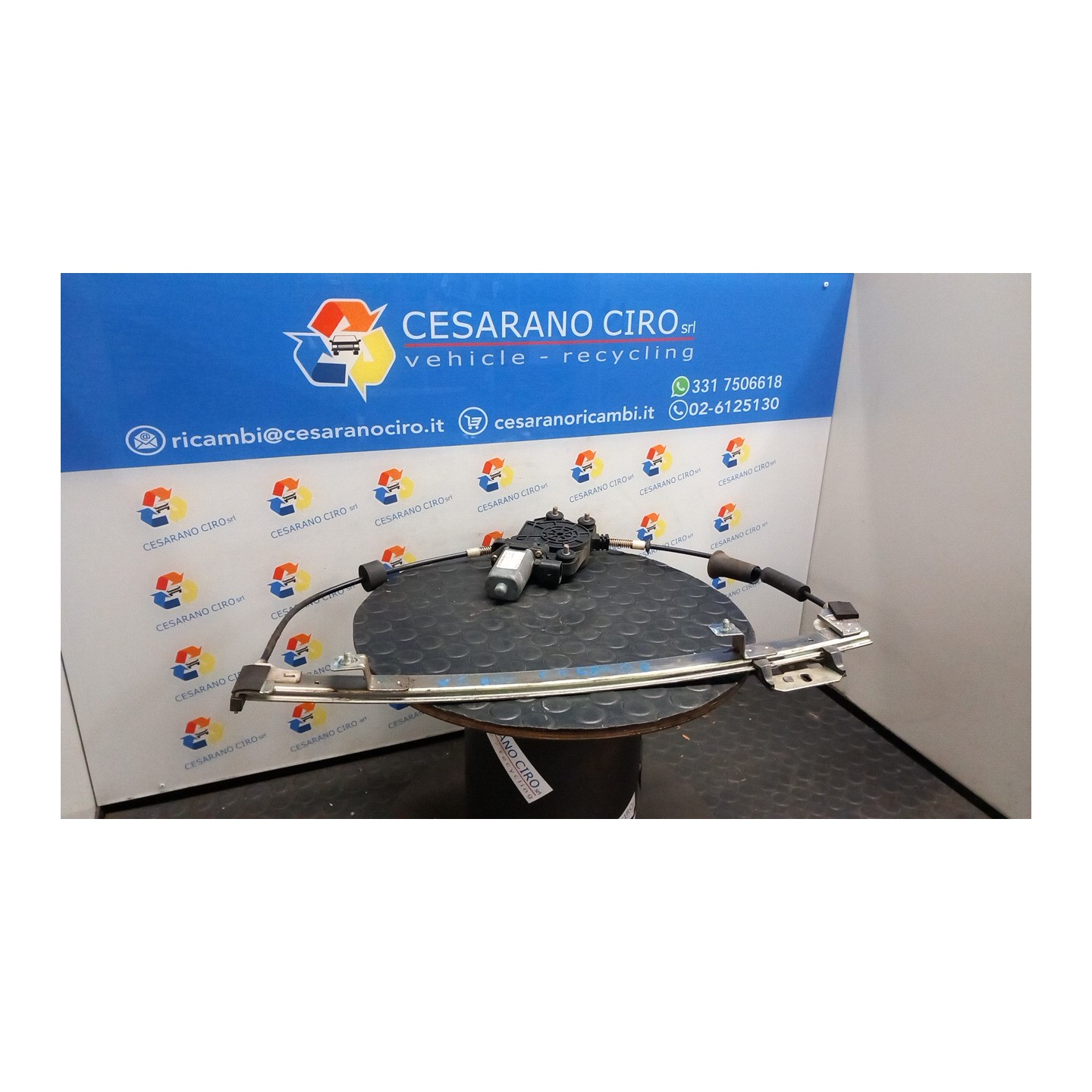 ALZACRISTALLO ELETTR. PORTA ANT. CON MOTORINO SX. 156 FIAT SEICENTO (1E) (02/98-07/05) 187A1000 46512304
