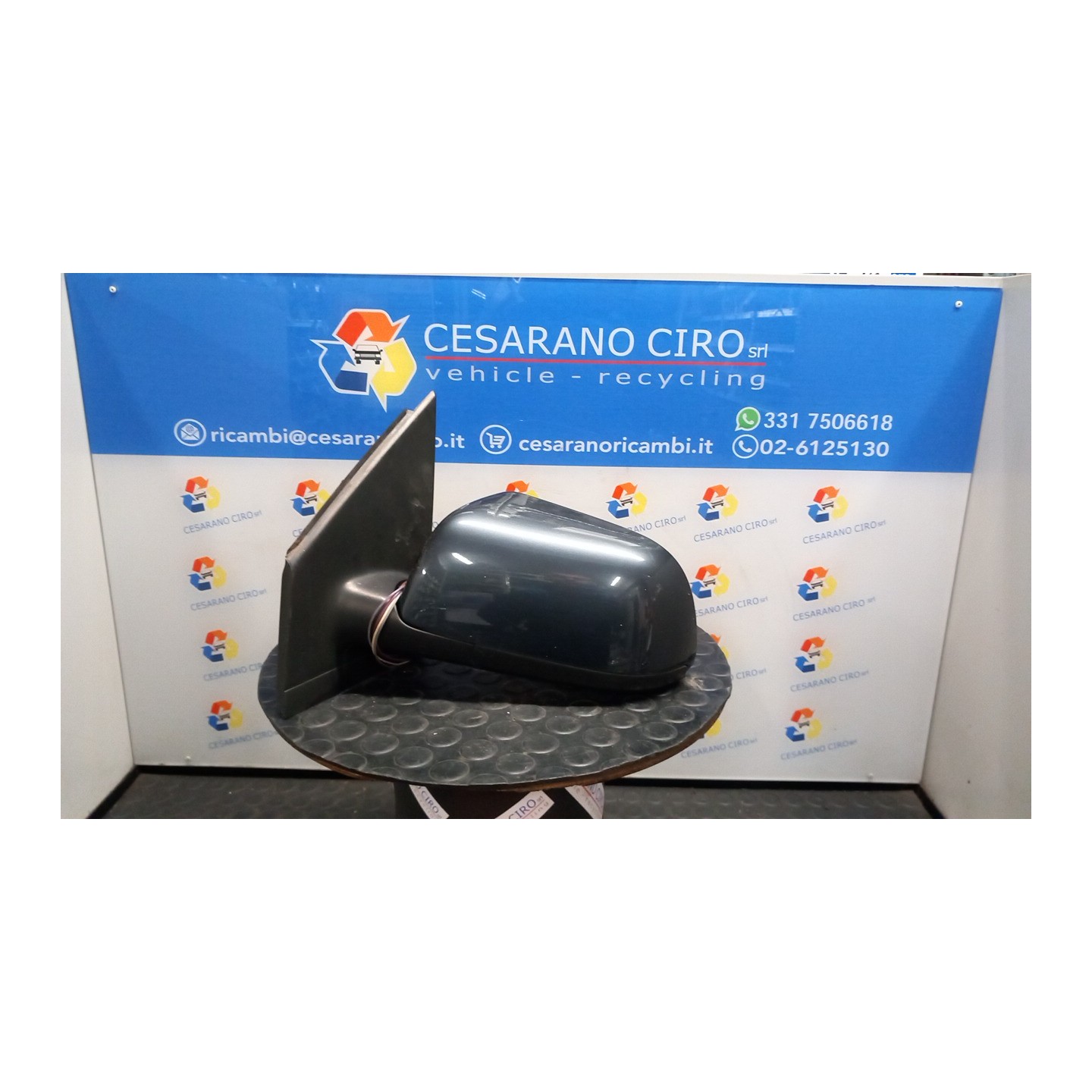 RETROVISORE EST. REGOLAZ. ELETTR. SX. 090 VOLKSWAGEN POLO (9N) (10/01-03/05) BME 6Q1857507G01C