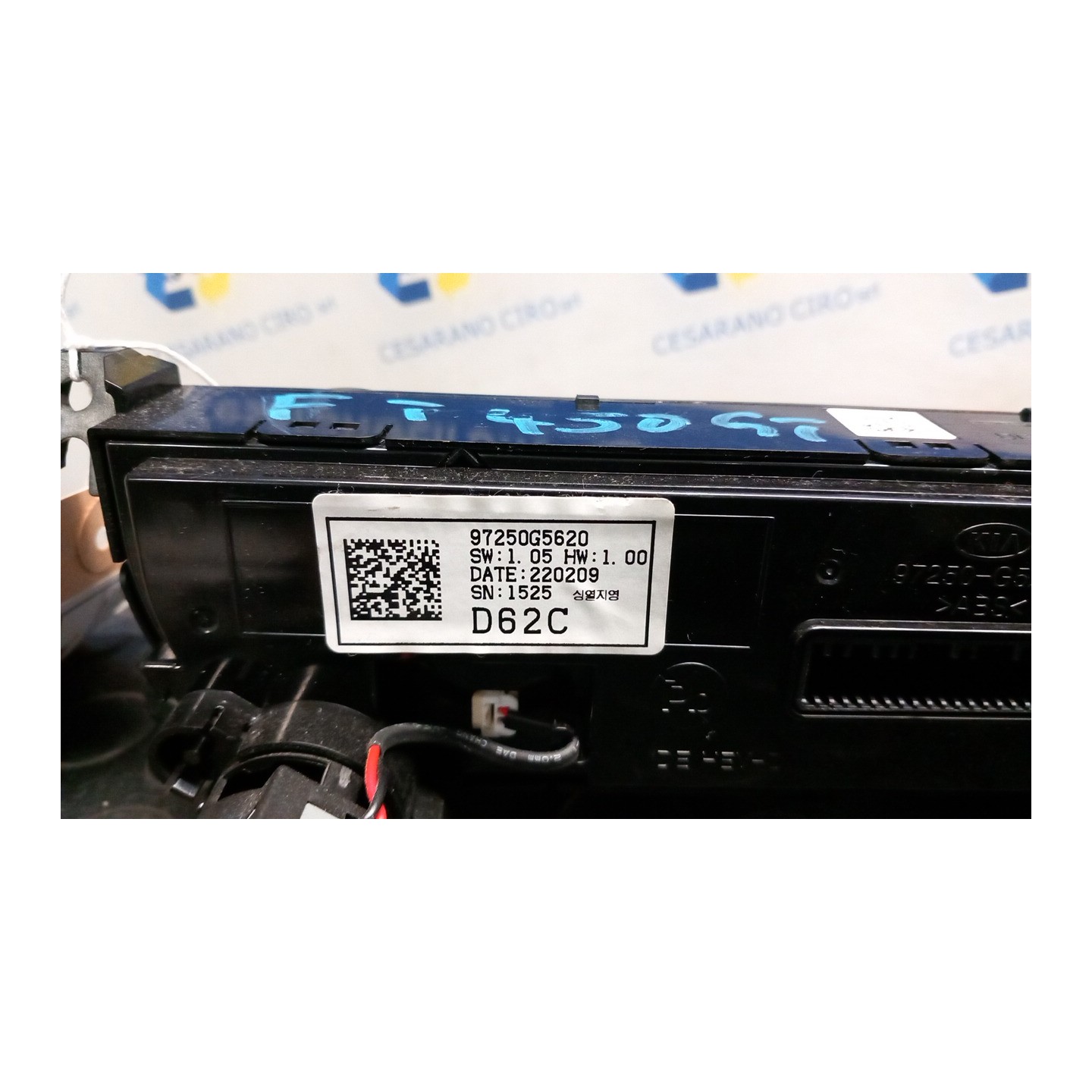 BLOCCO COMANDO CLIMATIZZAZIONE CLUSTER IONIZER 099 KIA NIRO HEV (09/16-04/21) G4LE 97250G5320CA