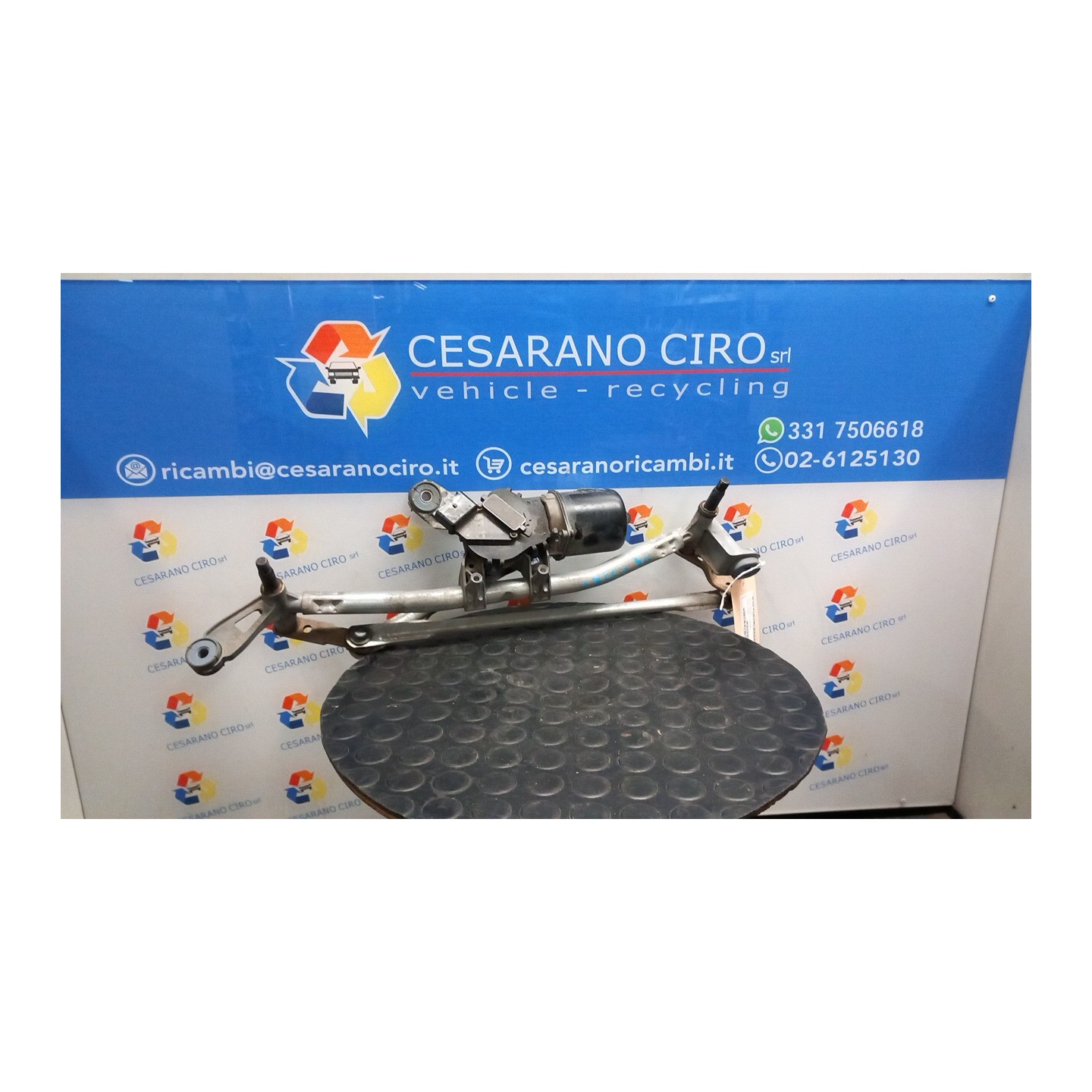 MECCANISMO TERGIPARABREZZA CON MOTORINO 120 RENAULT MEGANE C+C 2A SERIE (02/06-) K4MD8 8200227169