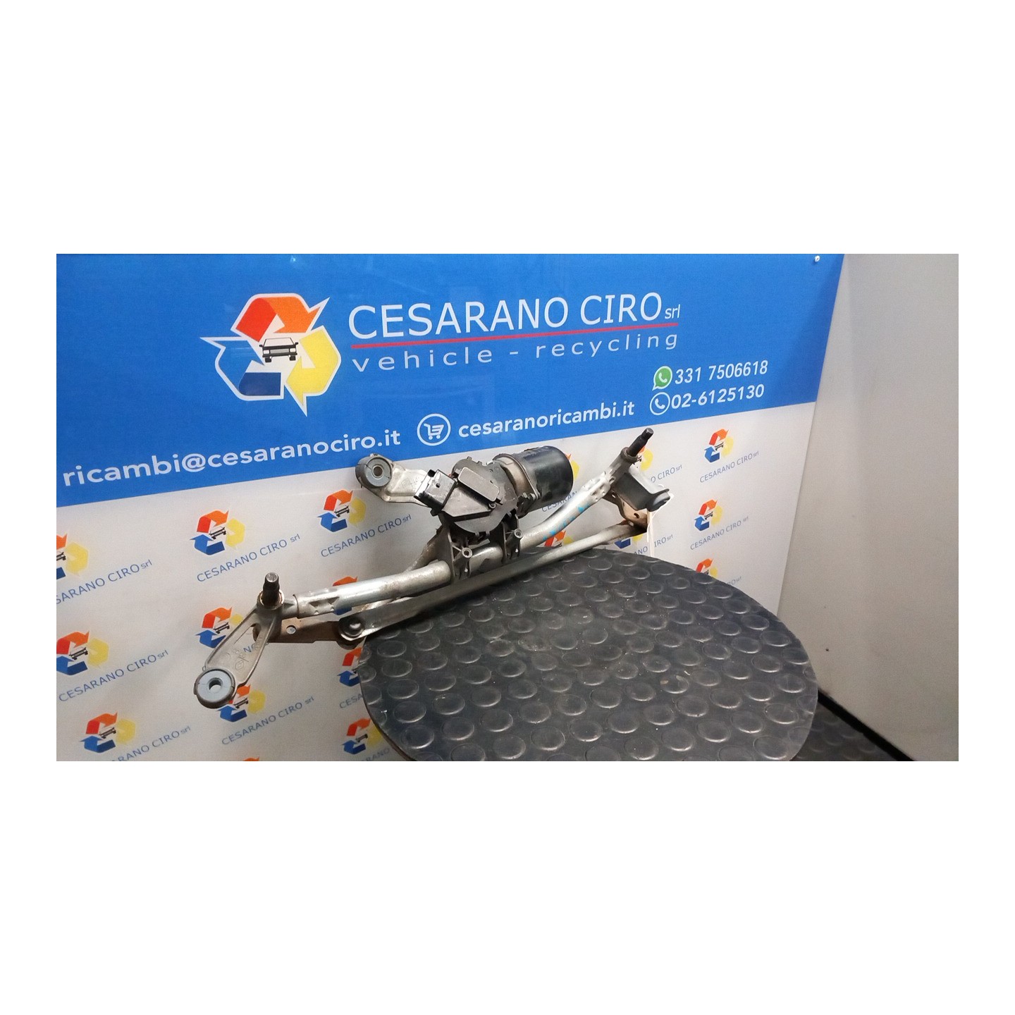 MECCANISMO TERGIPARABREZZA CON MOTORINO 120 RENAULT MEGANE C+C 2A SERIE (02/06-) K4MD8 8200227169