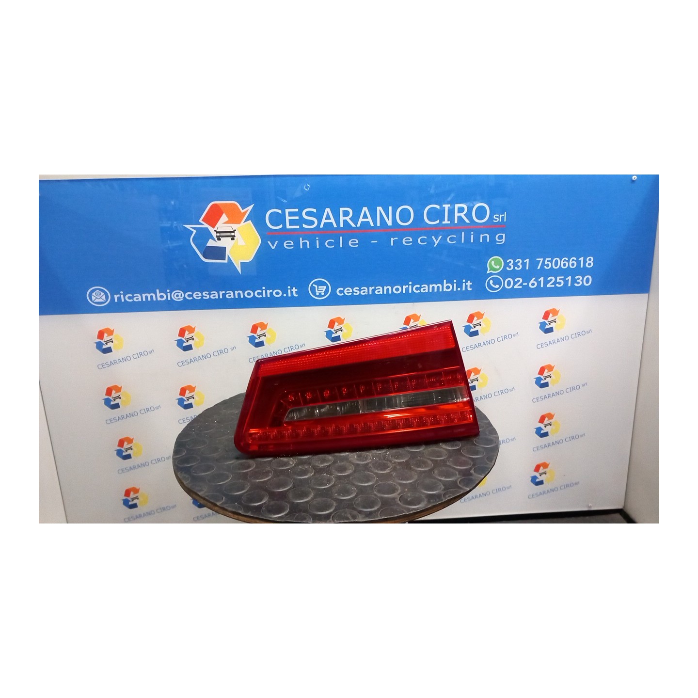FANALE POST. PARTE INT. LED SX. 044 AUDI A6 (4G) (03/11-12/14) CGL 4G9945093B