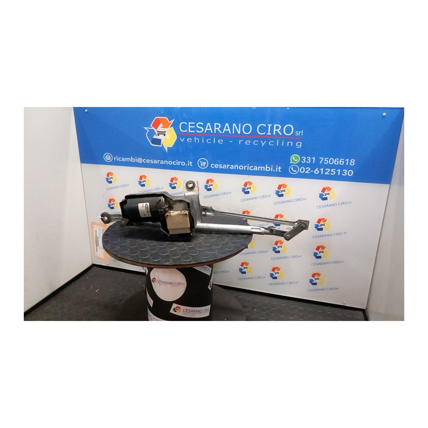 MOTORINO TERGIPARABREZZA 155 FIAT PUNTO CABRIO (1C) (05/94-12/00 176B4000 9943879