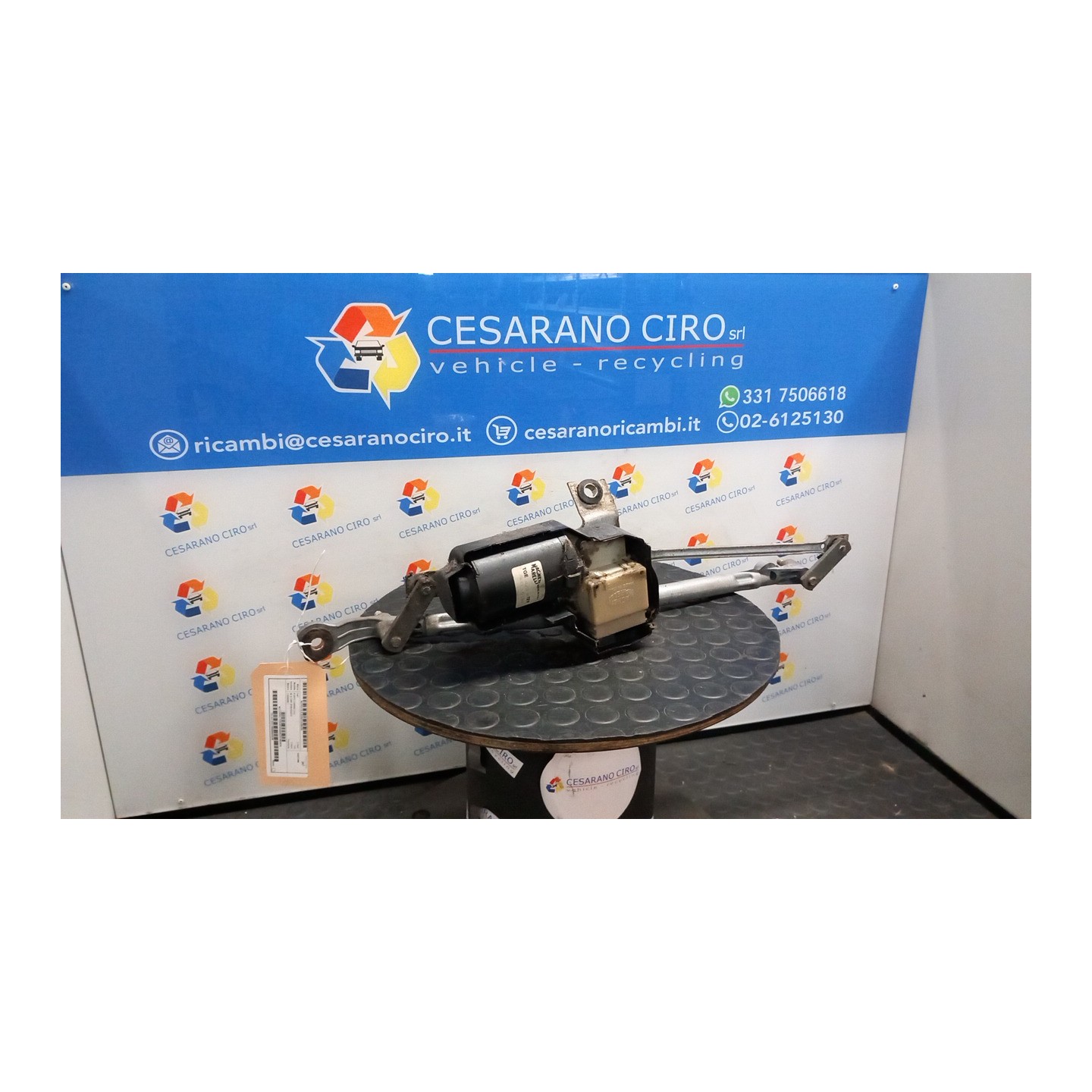 MOTORINO TERGIPARABREZZA 155 FIAT PUNTO CABRIO (1C) (05/94-12/00 176B4000 9943879