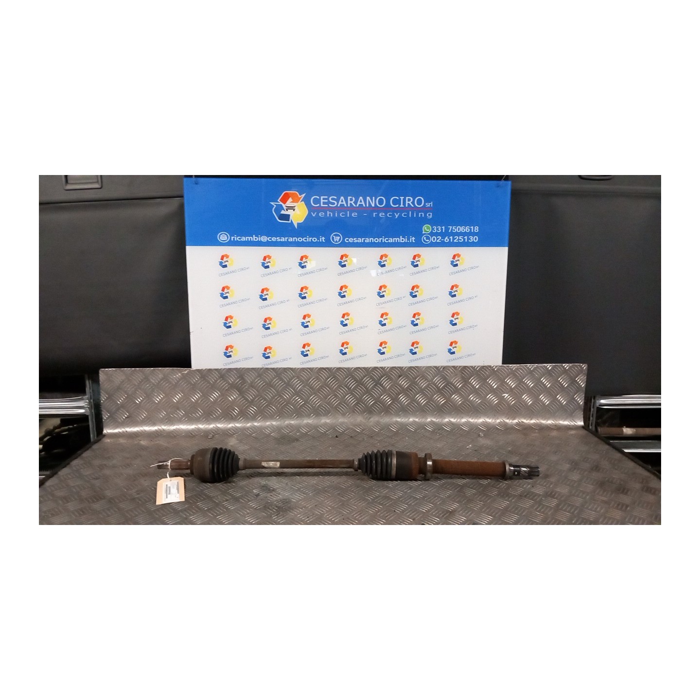 SEMIALBERO ANT. COMPL. DX. 015 RENAULT CLIO 3A SERIE (07/05-05/09) D4FD7 8200378880