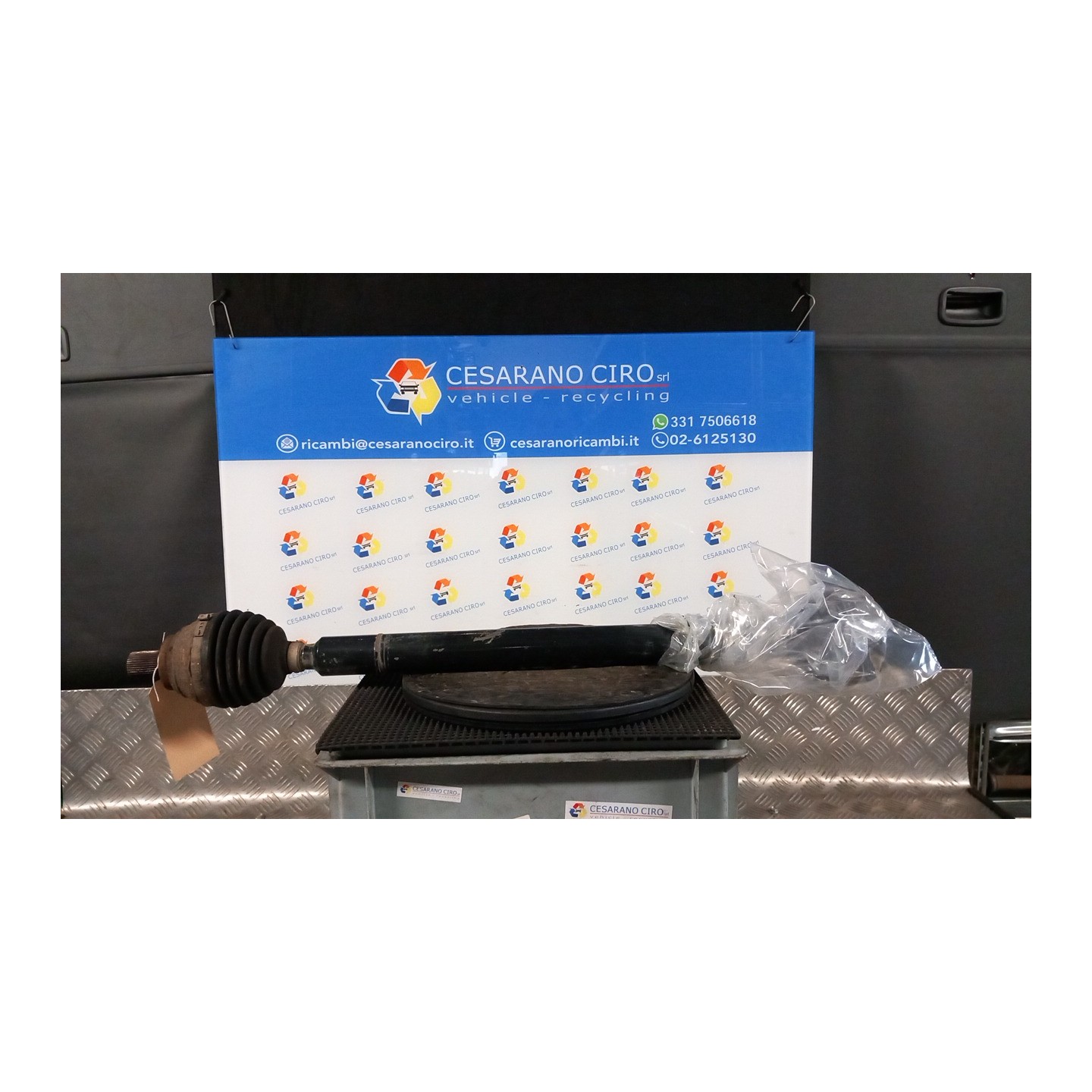 SEMIALBERO ANT. COMPL. DX. 022 AUDI A3 (8P) (05/10-07/13) CAX 1K0407272QM