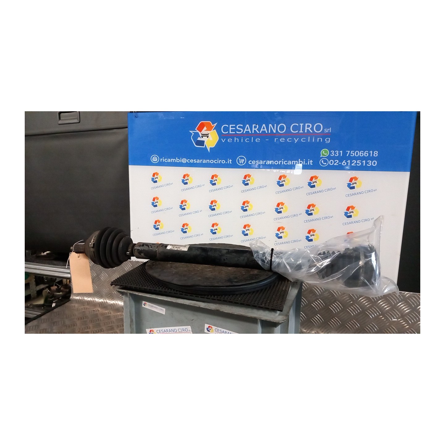 SEMIALBERO ANT. COMPL. DX. 067 SEAT IBIZA (6L) (12/01-08/09) BNM 6Q0407272DM