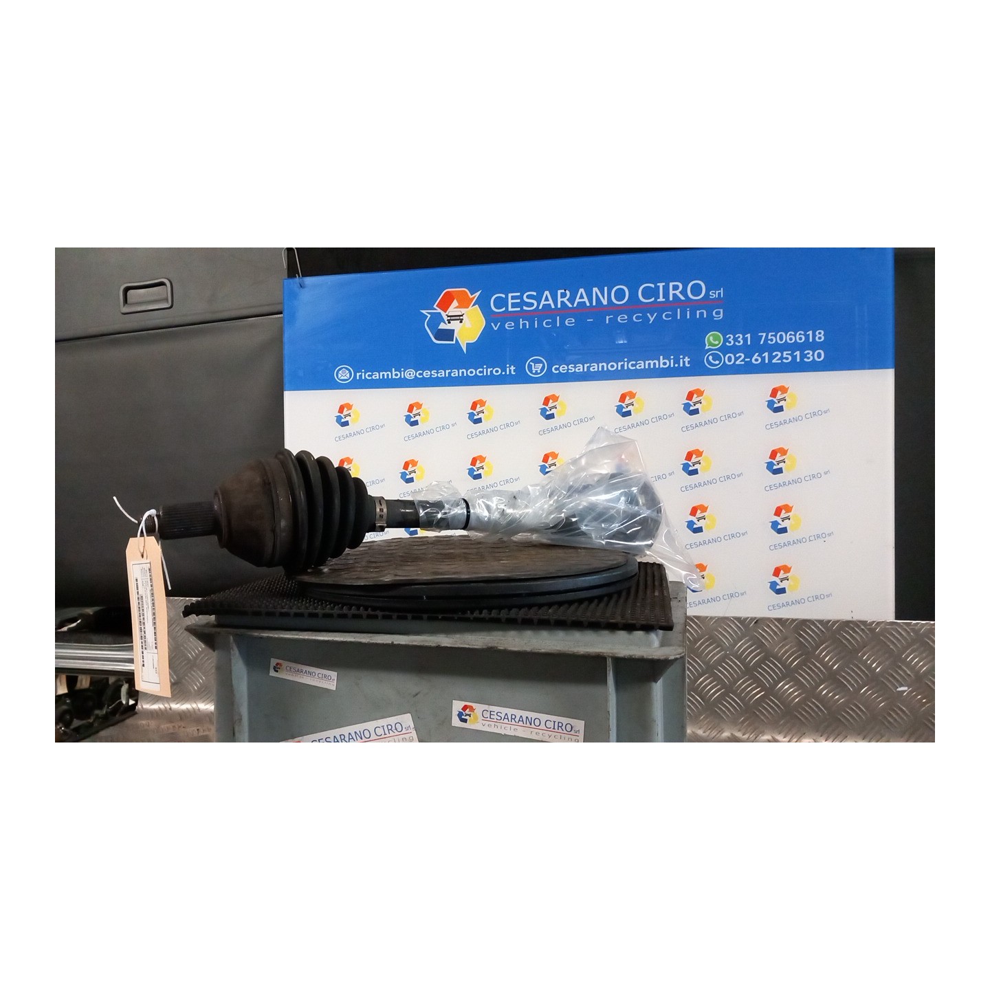 SEMIALBERO ANT. COMPL. SX. 068 SEAT IBIZA (6L) (12/01-08/09) BNM 6Q0407271DJ