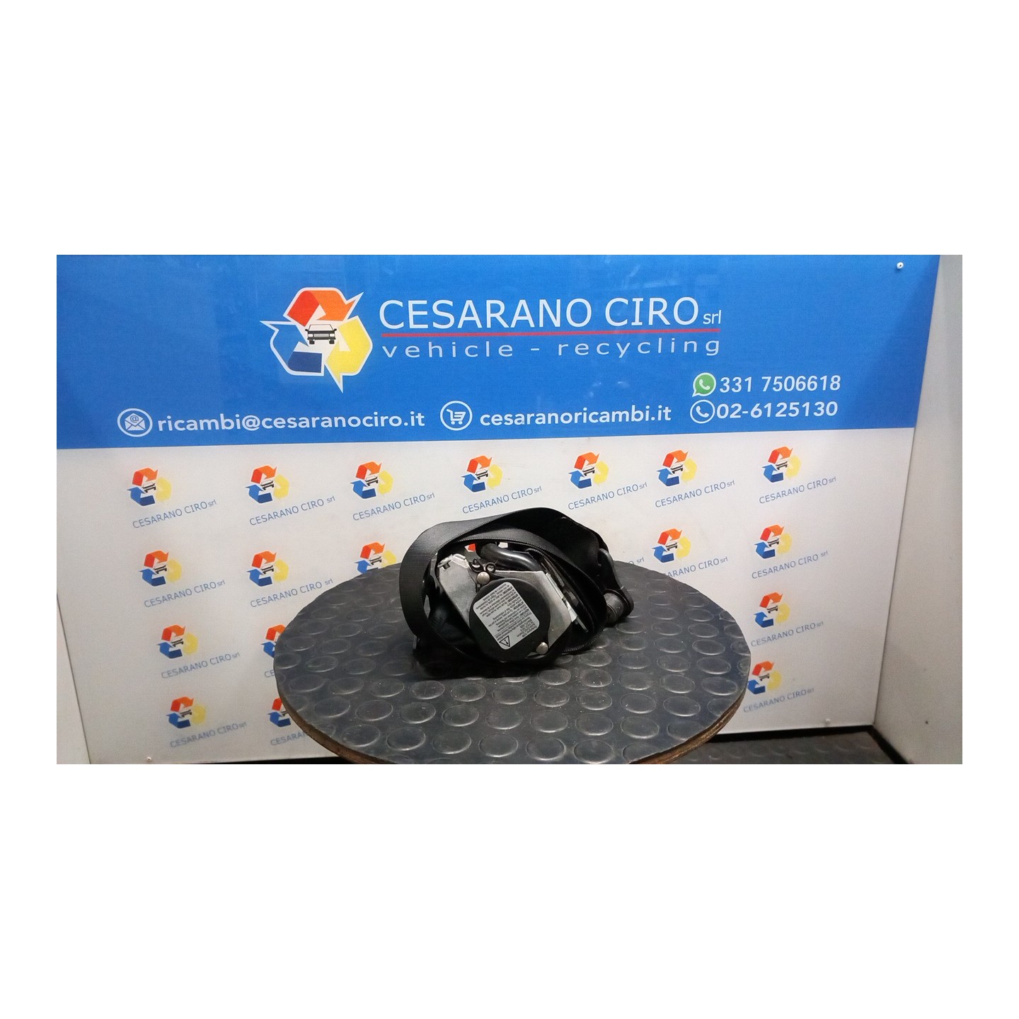 CINTURA DI SICUREZZA ANT. SX. 009 MERCEDES-BENZ CLASSE A (W/C169) (07/04-04/13 266920 A1698606785