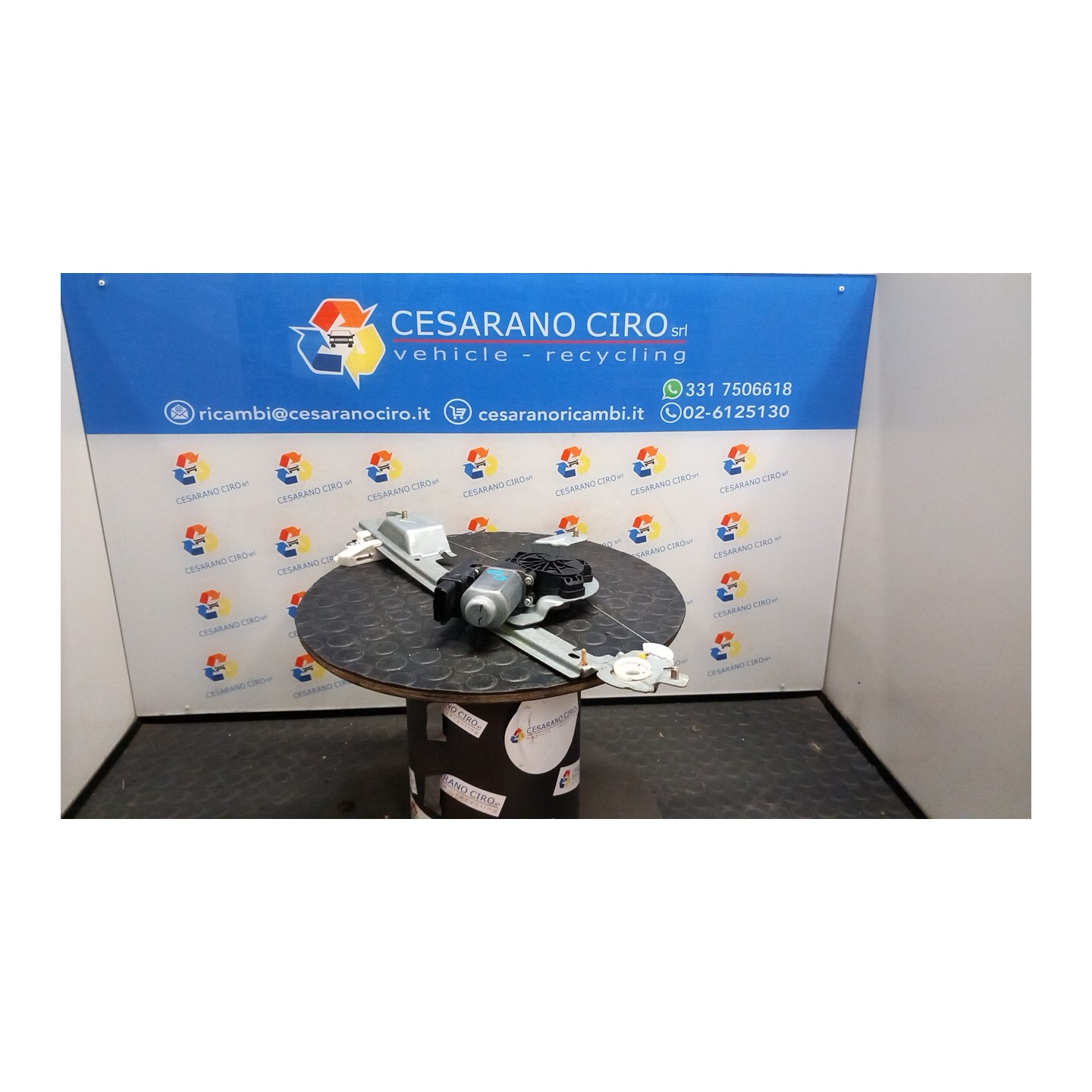 ALZACRISTALLO PORTA POST. SX. 059 RENAULT SCENIC 2A SERIE (06/03-08/09) K4MT7 8200636812