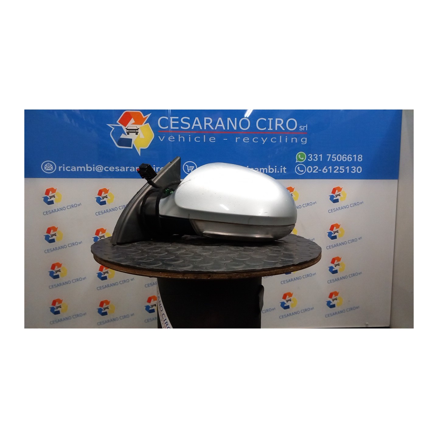 RETROVISORE EST. REGOLAZ. ELETTR. SX. 066 VOLKSWAGEN PASSAT (3C) (02/05-12/10) BLS 3C1857507DP9B9