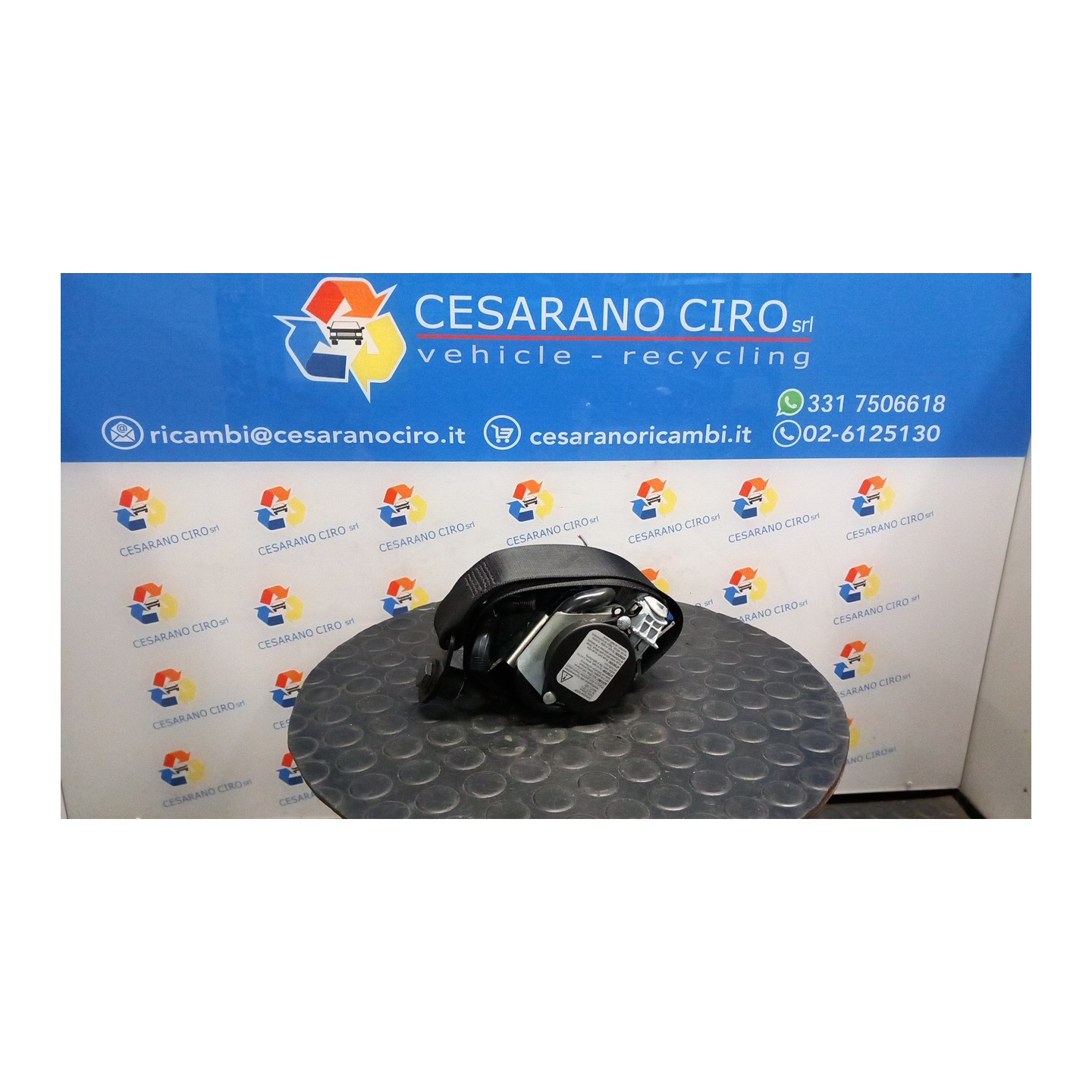 CINTURA DI SICUREZZA ANT. DX. 075 MERCEDES-BENZ CLASSE A (W/C169) (07/04-04/13 640942 A1698606885