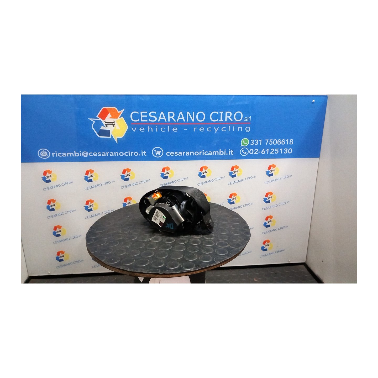 CINTURA DI SICUREZZA ANT. DX. 075 MERCEDES-BENZ CLASSE A (W/C169) (07/04-04/13 640942 A1698606885