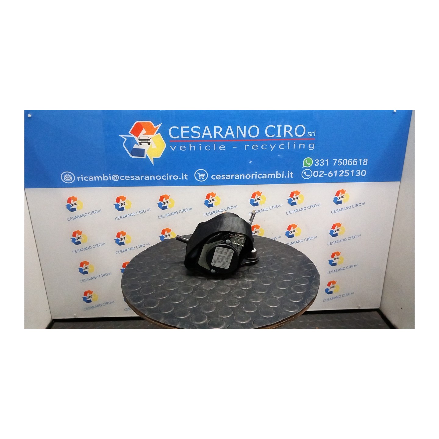CINTURA DI SICUREZZA ANT. SX. 076 MERCEDES-BENZ CLASSE A (W/C169) (07/04-04/13 640942 A1698606785