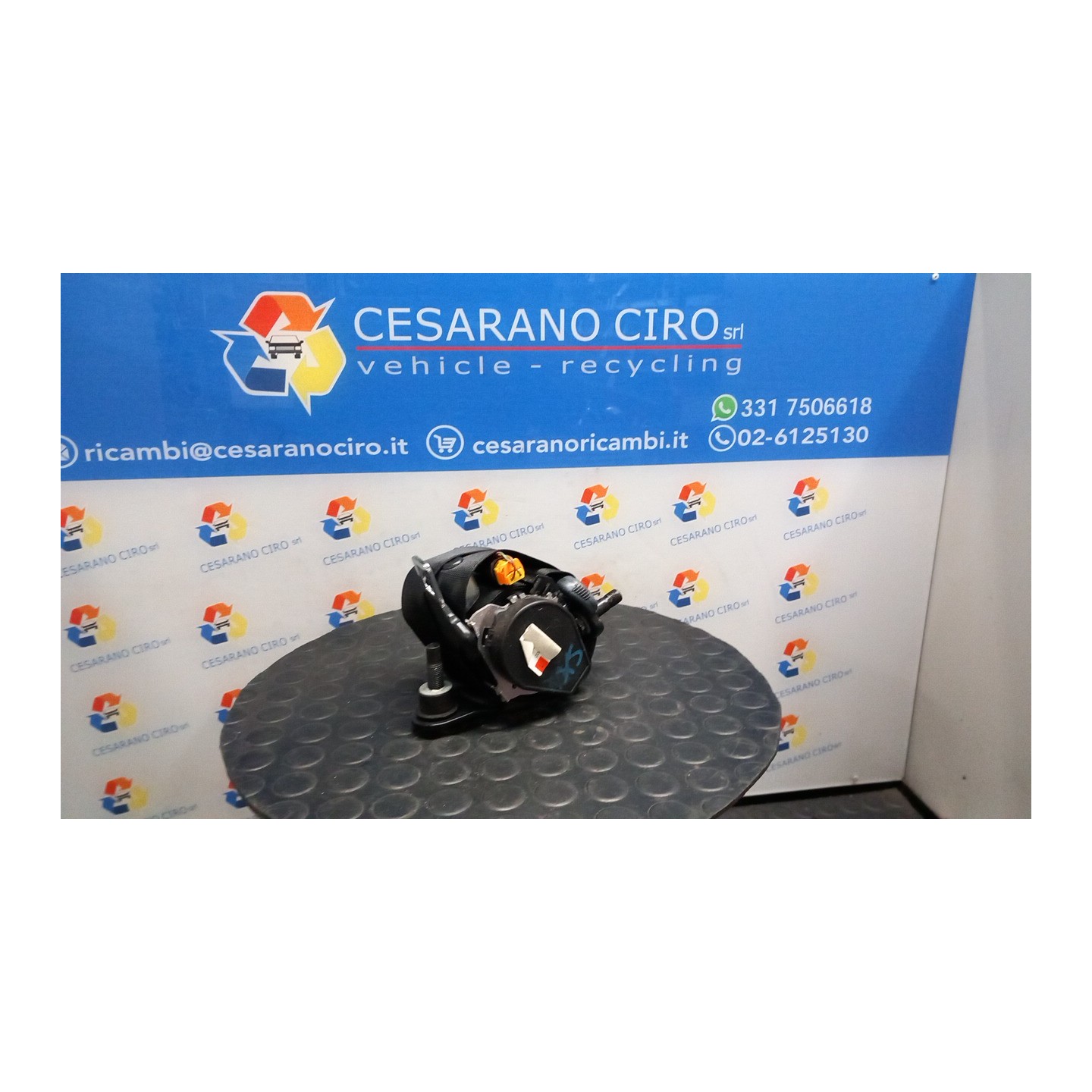 CINTURA DI SICUREZZA ANT. SX. 076 MERCEDES-BENZ CLASSE A (W/C169) (07/04-04/13 640942 A1698606785